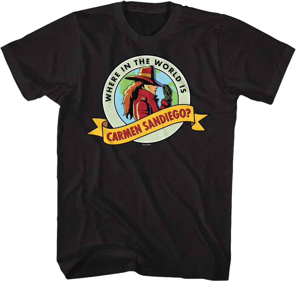 Where In The World Is Carmen Sandiego T-Shirt