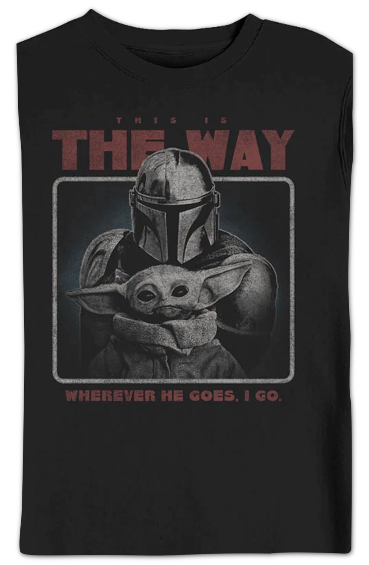 Wherever He Goes I Go The Mandalorian Star Wars Sweatshirt - Image 2