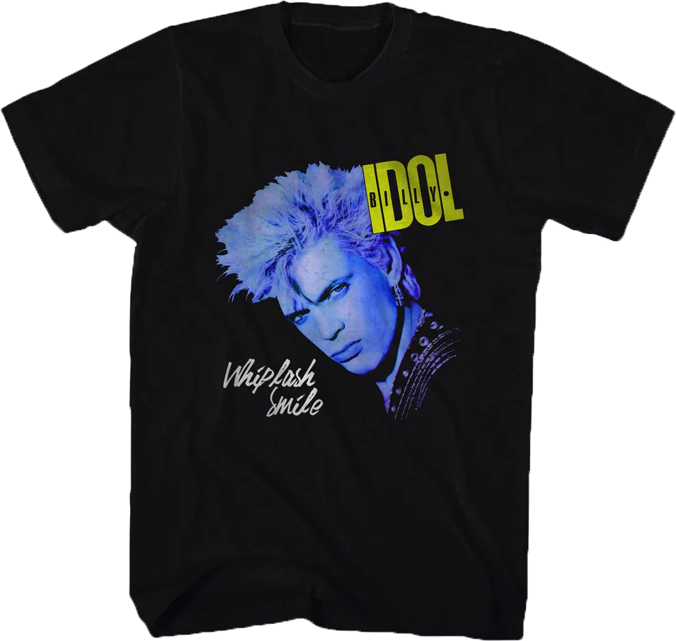Whiplash Smile Billy Idol T-Shirt