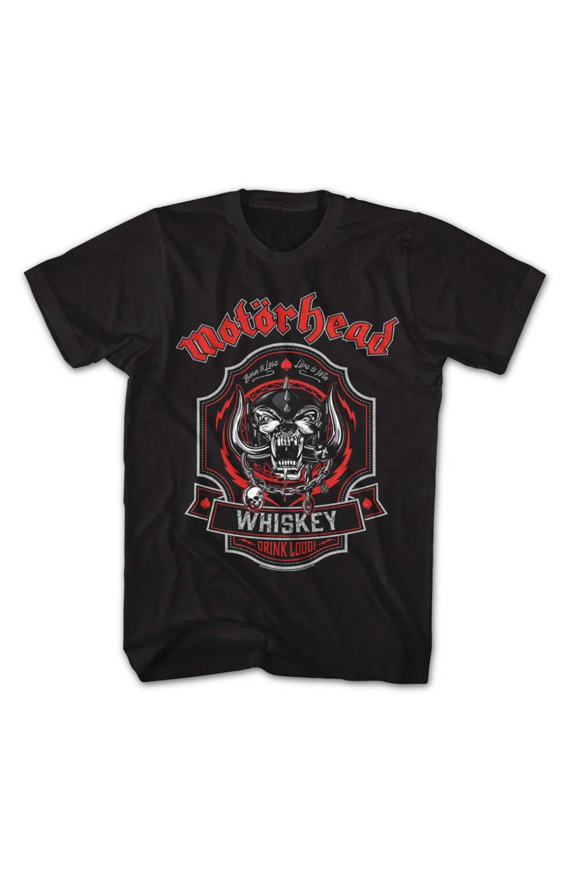 Whiskey Drink Loud Motorhead T-Shirt - Image 2