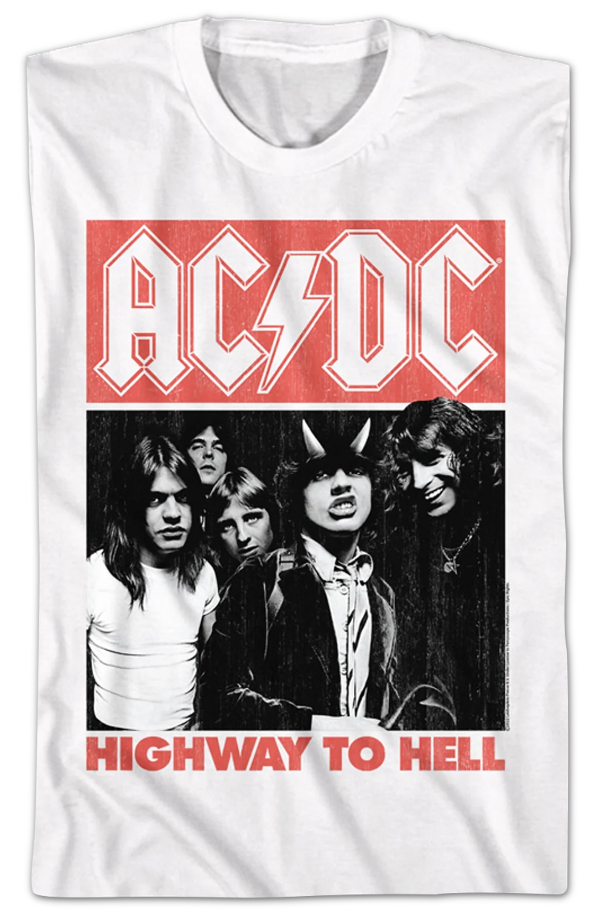 White Highway To Hell ACDC Shirt - Image 2