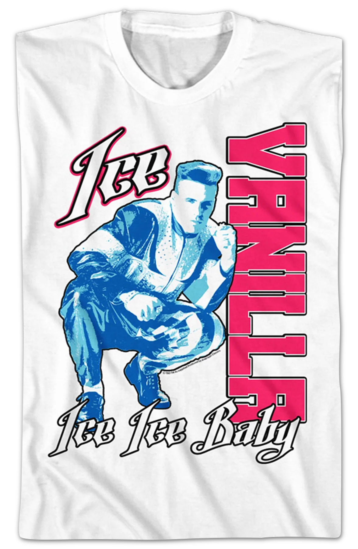 White Ice Ice Baby Vanilla Ice T-Shirt - Image 2