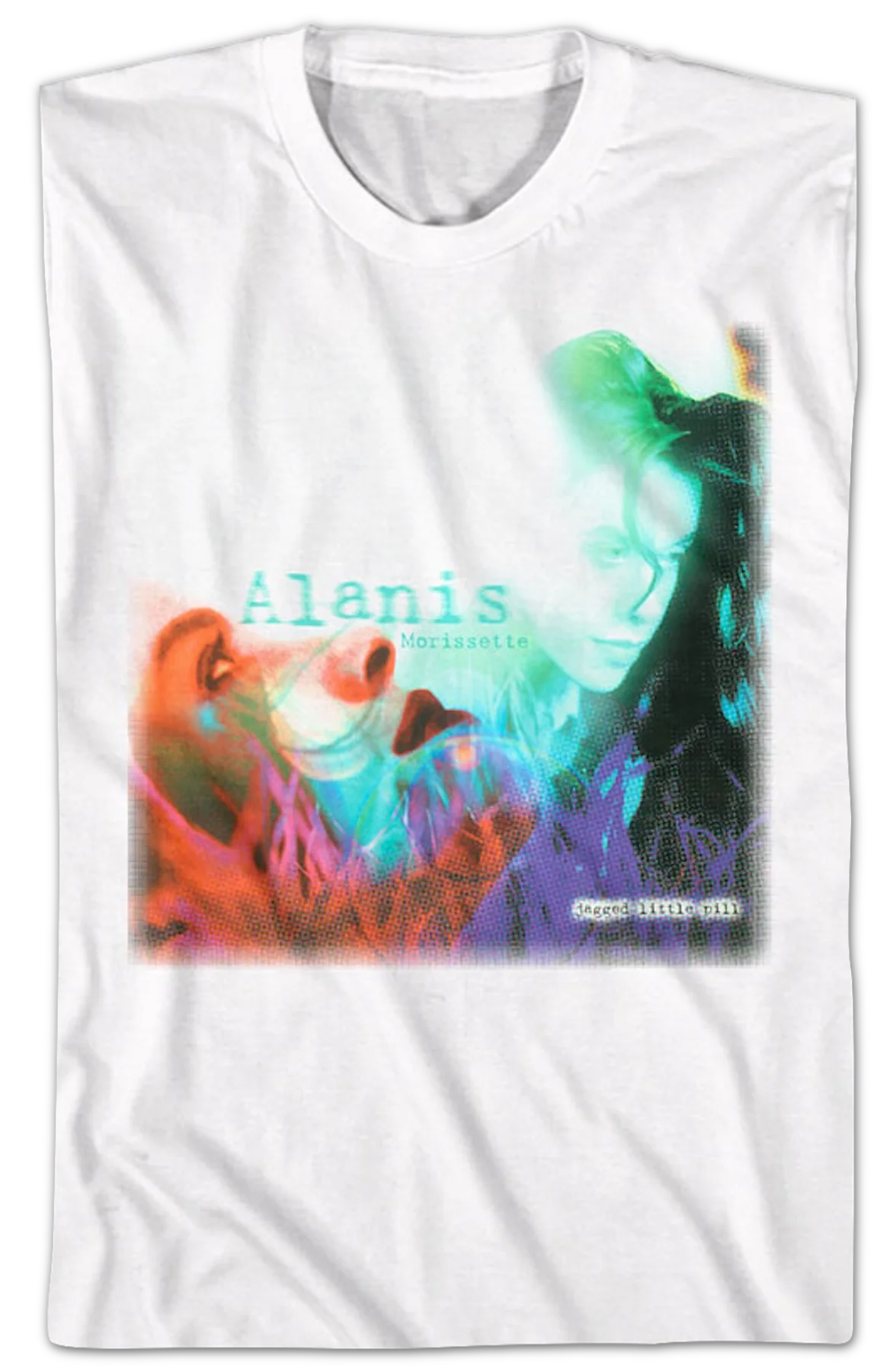 White Jagged Little Pill Alanis Morissette T-Shirt - Image 2