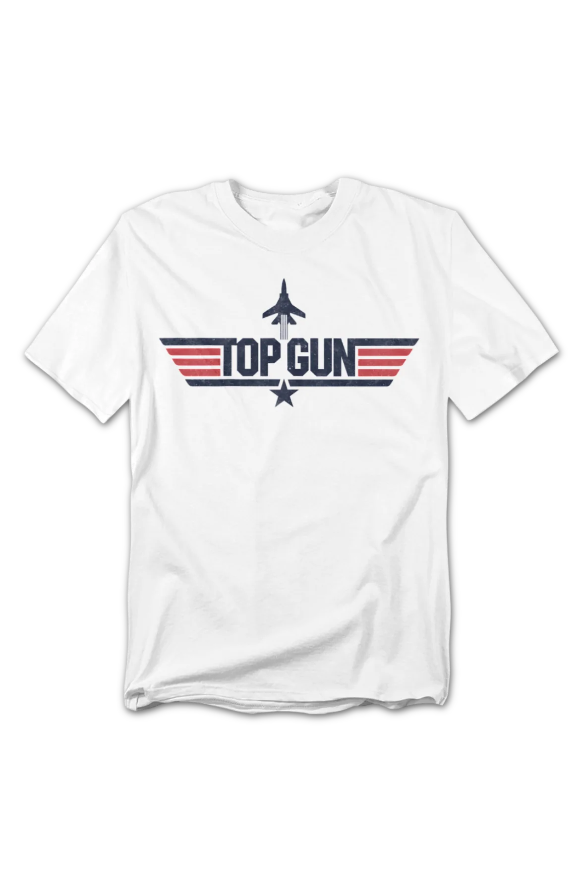 White Silhouette & Logo Top Gun T-Shirt - Image 2