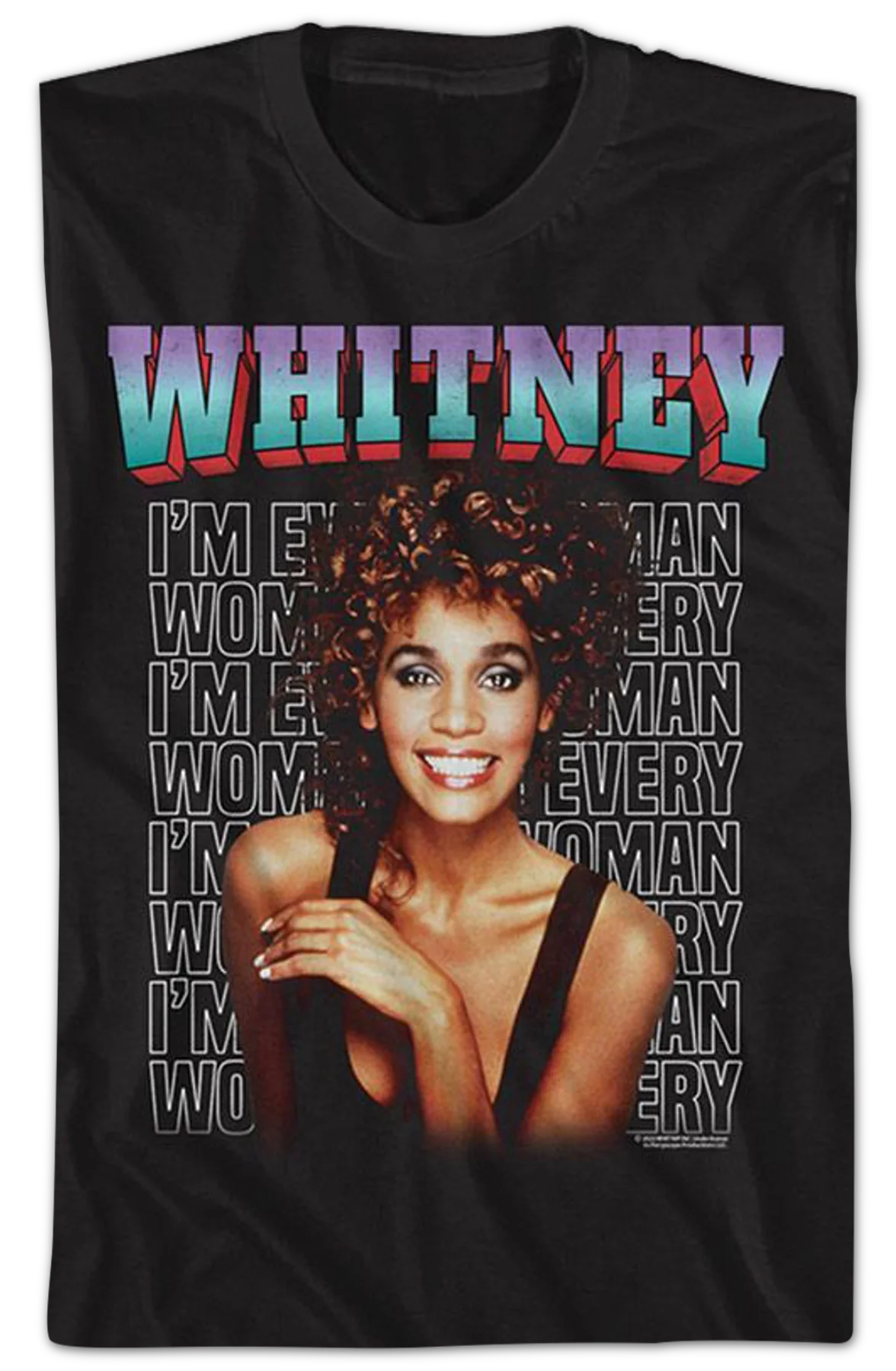 Whitney Houston I'm Every Woman T-Shirt - Image 2