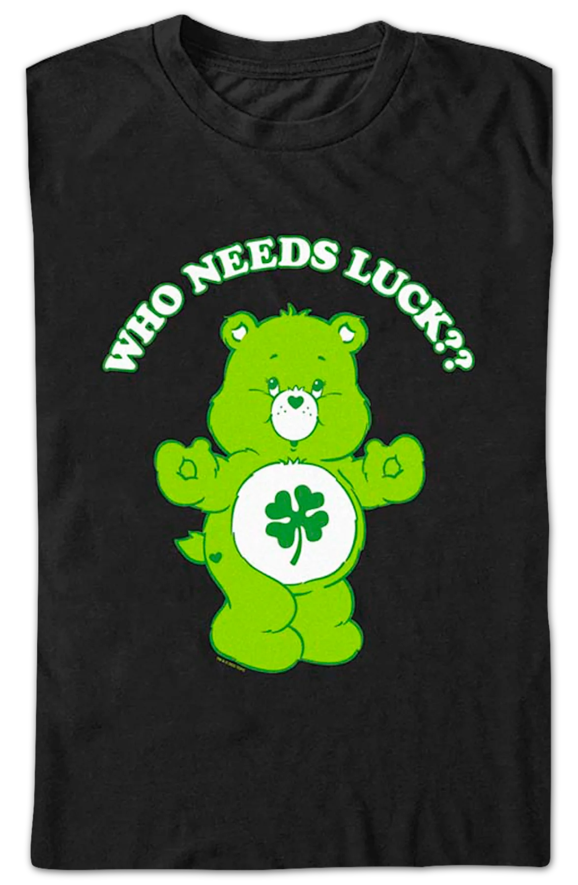 Who Needs Luck Care Bears T-Shirt - Image 2