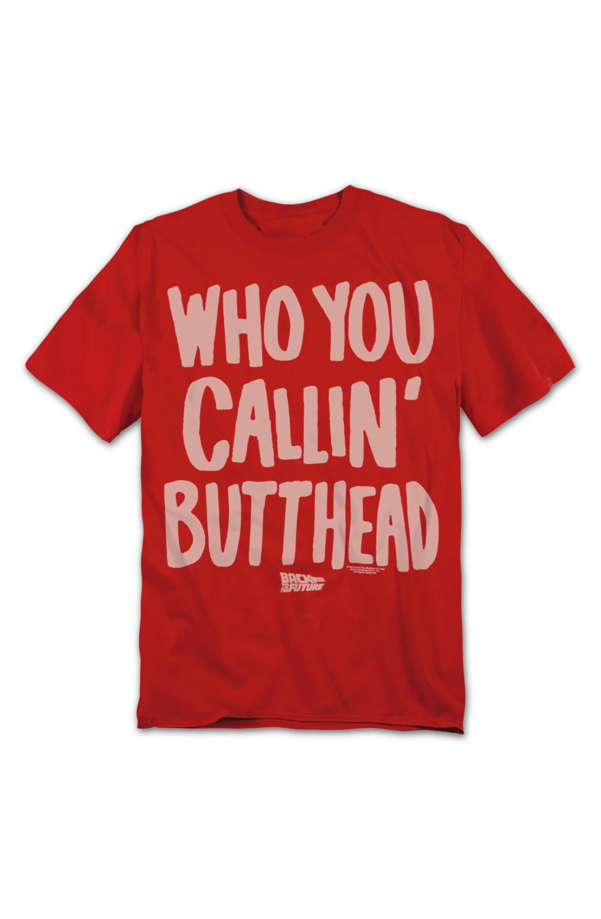 Who You Callin' Butthead Back To The Future T-Shirt - Image 2