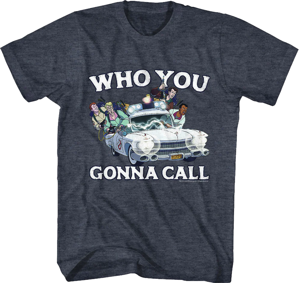 Who You Gonna Call Real Ghostbusters Cast T-Shirt