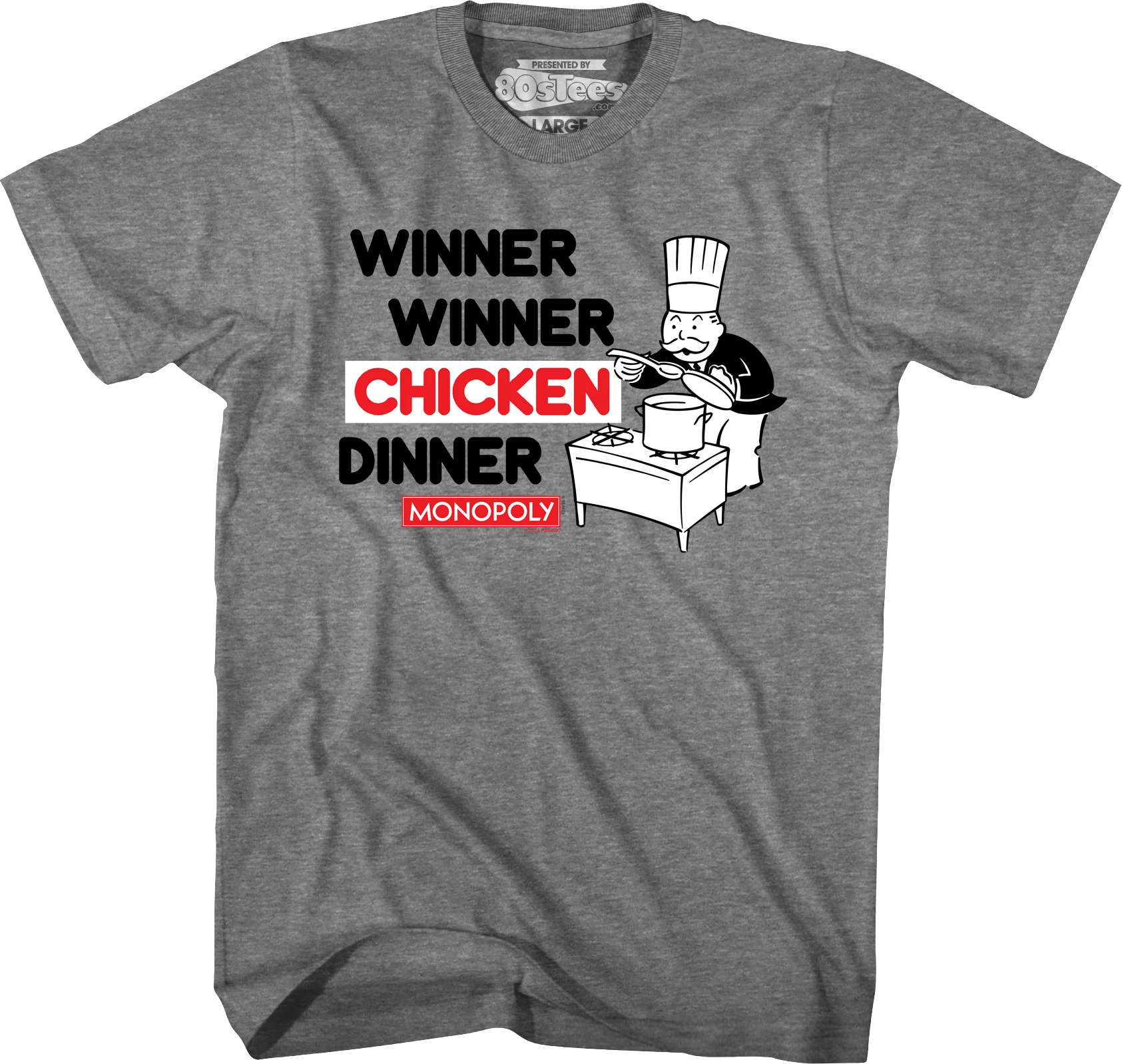 Winner Winner Chicken Dinner Monopoly T-Shirt - Image 10
