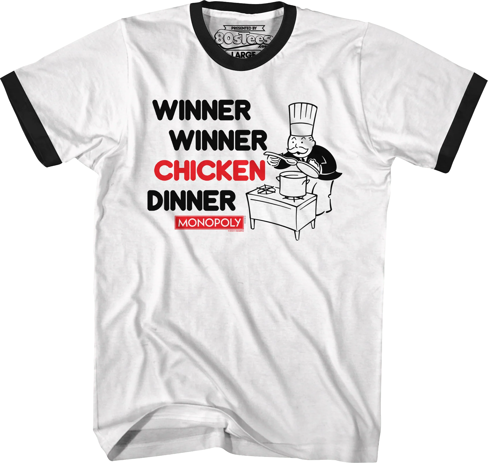 Winner Winner Chicken Dinner Monopoly T-Shirt - Image 15