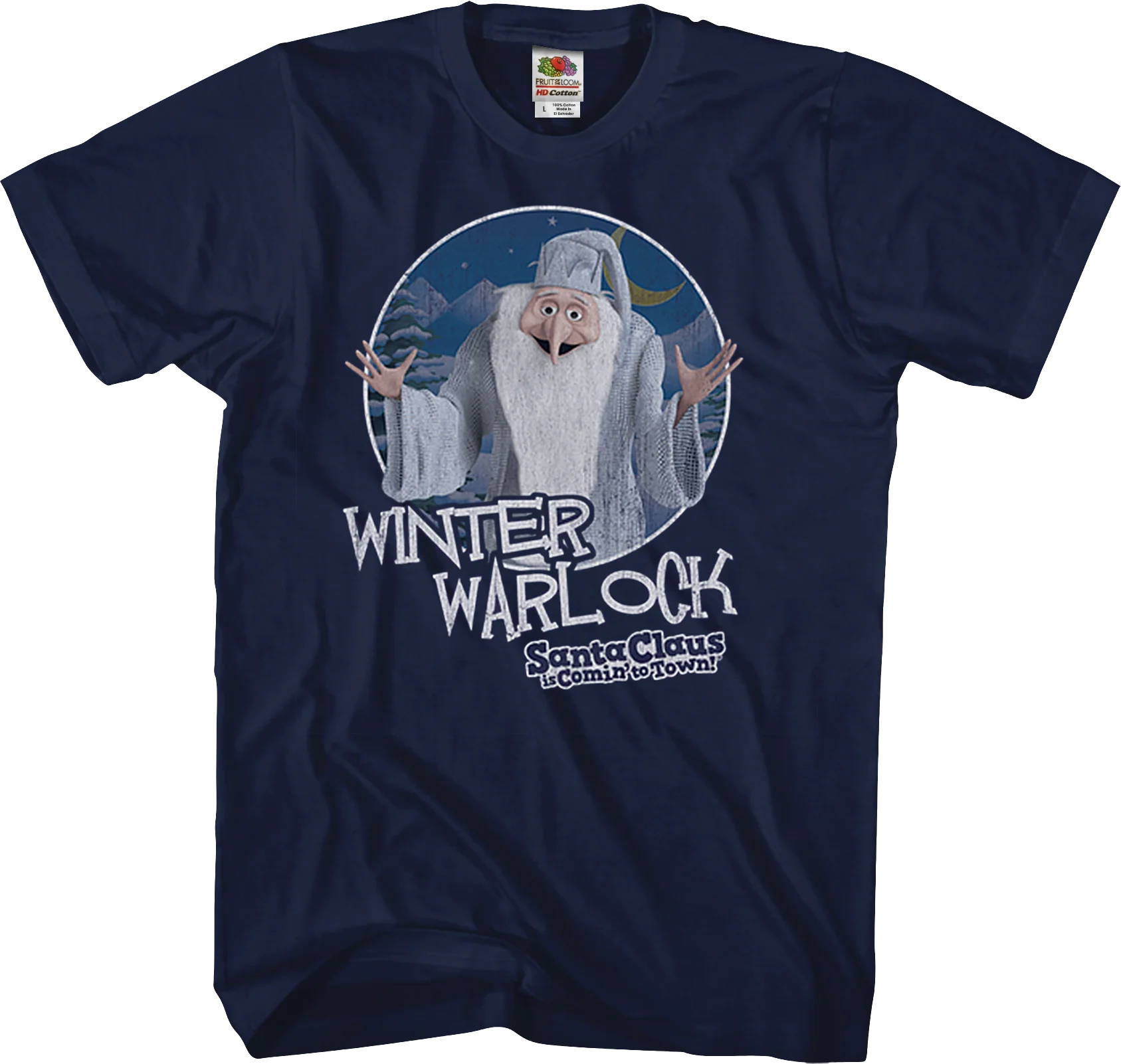 Winter Warlock Santa Claus Is Comin' To Town T-Shirt