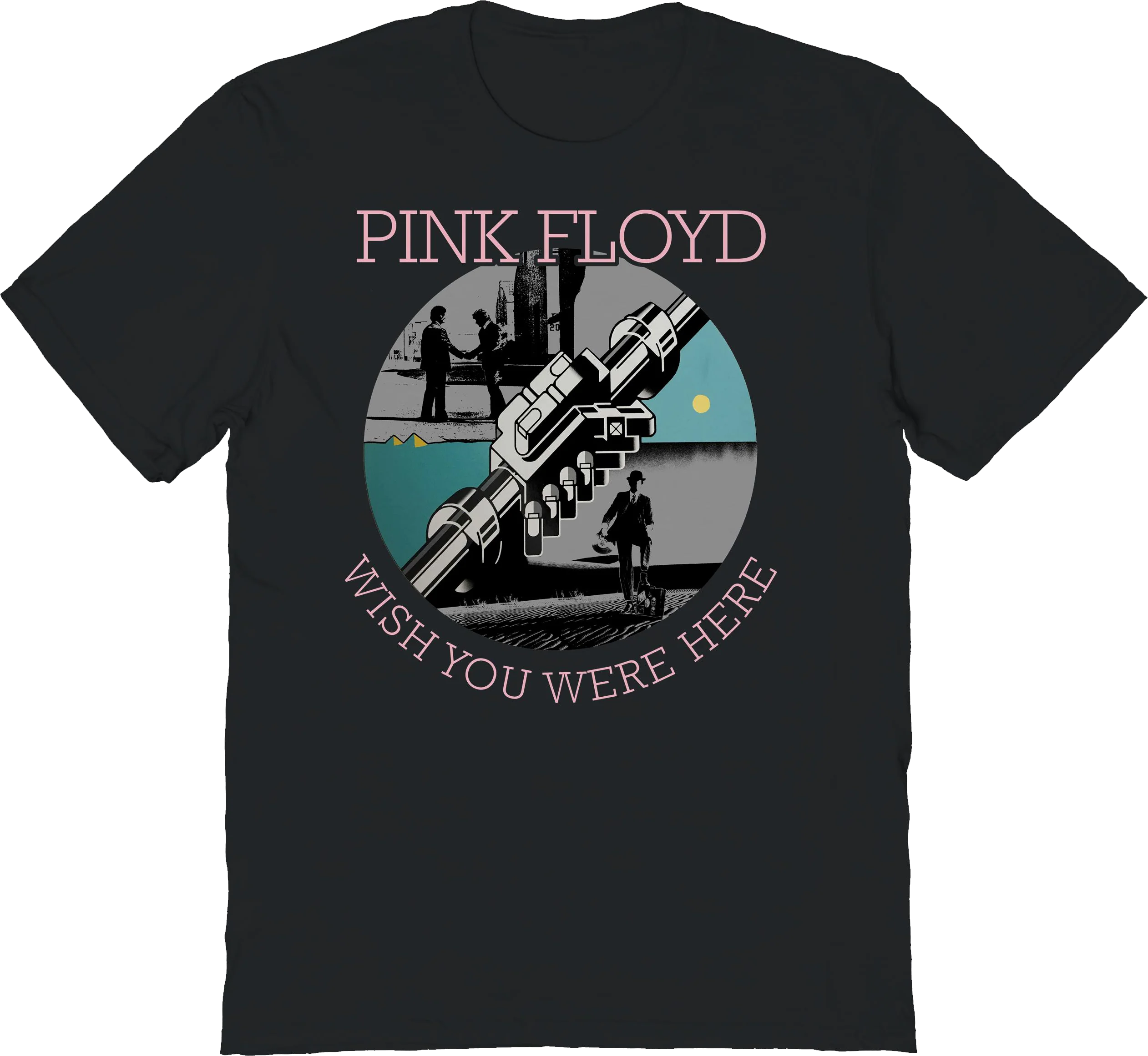 Wish You Were Here Circle Pink Floyd T-Shirt