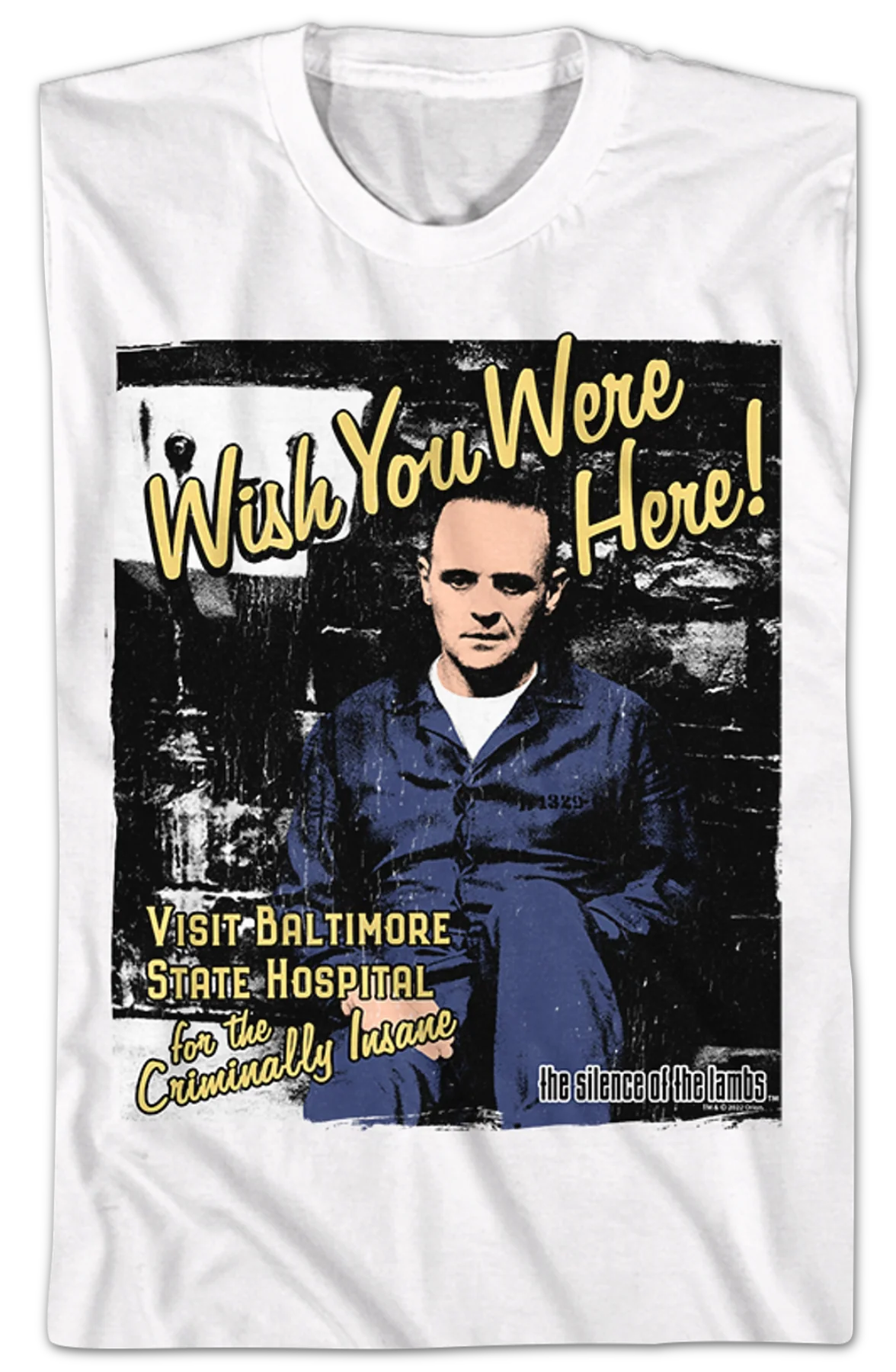 Wish You Were Here Silence of the Lambs T-Shirt - Image 2