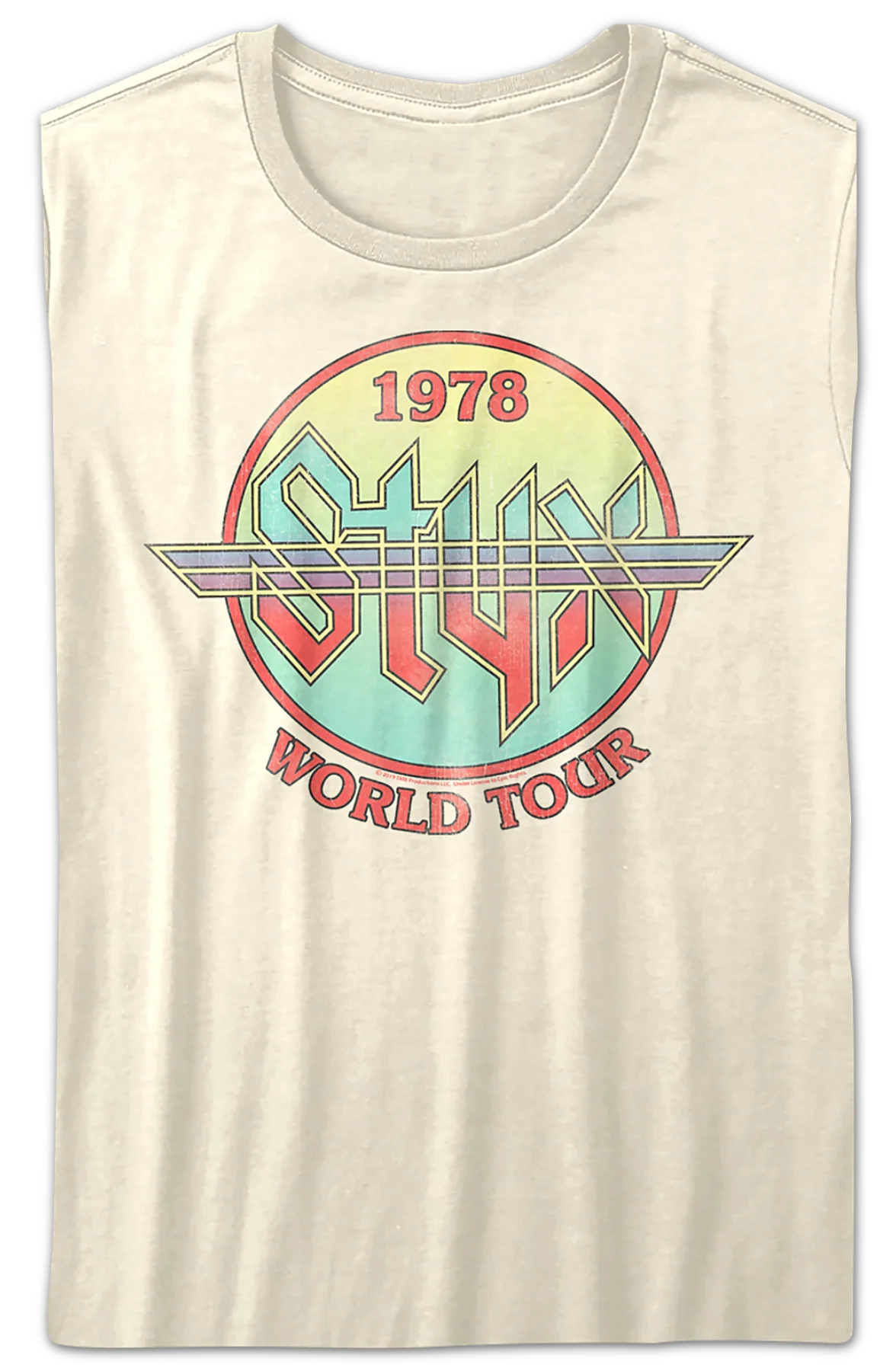 Womens 1978 World Tour Styx Shirt - Image 2