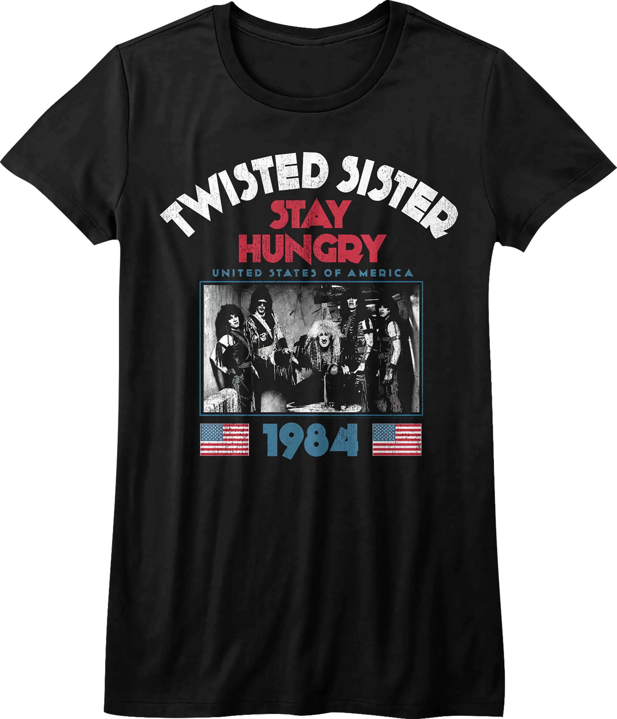 Womens 1984 Stay Hungry Tour Twisted Sister Shirt