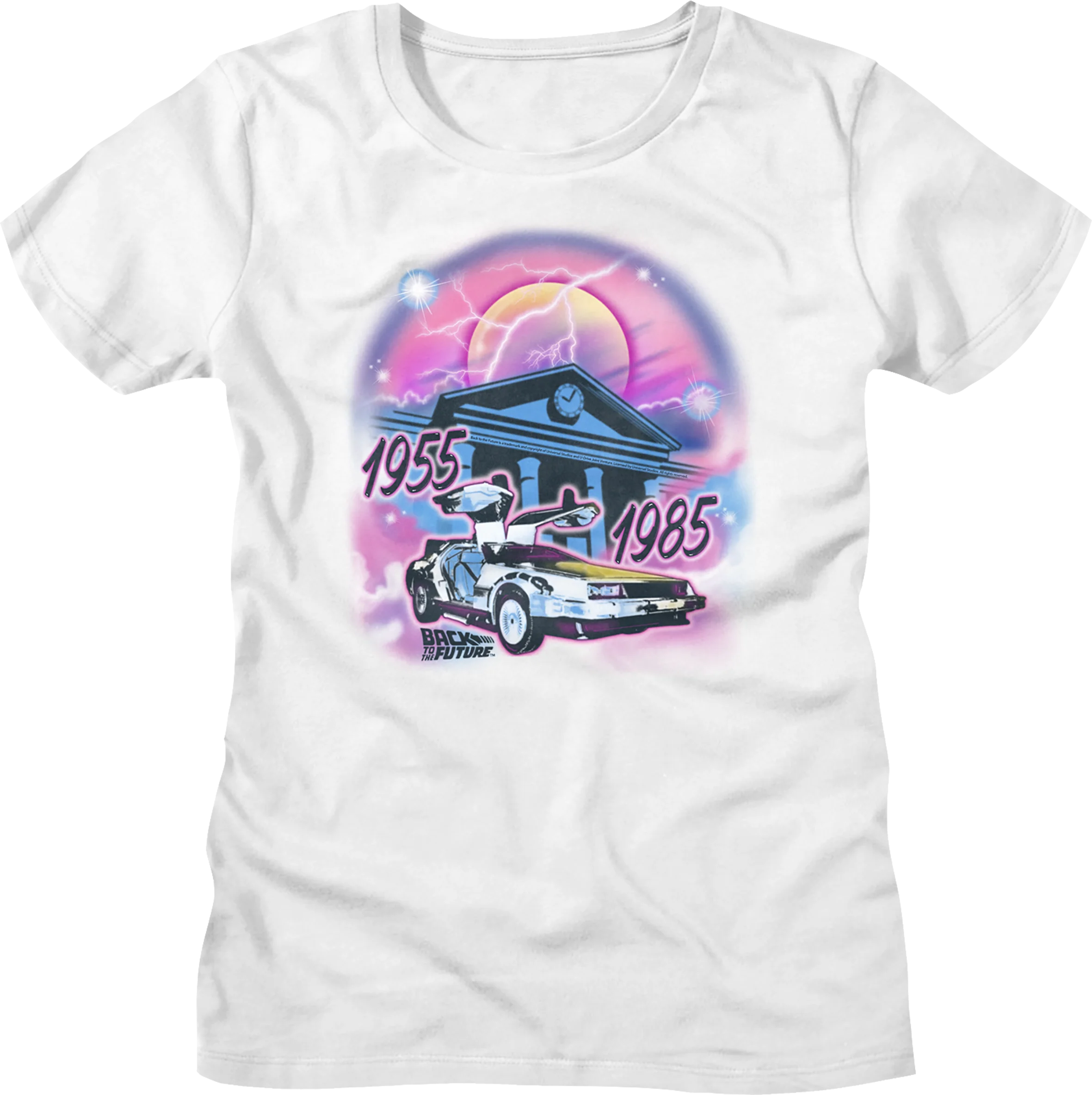 Womens Airbrush Back To The Future Shirt