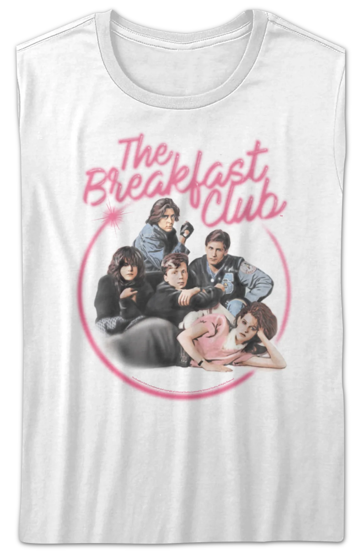 Womens Airbrush Breakfast Club Shirt - Image 2