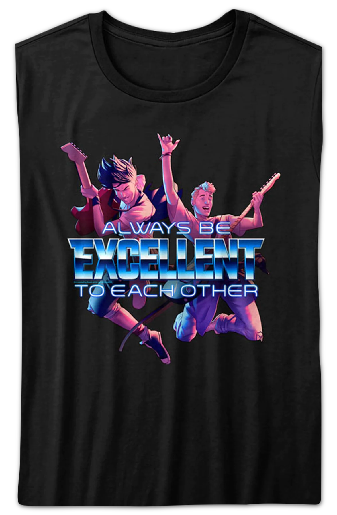 Womens Always Be Excellent To Each Other Bill and Ted Shirt - Image 2