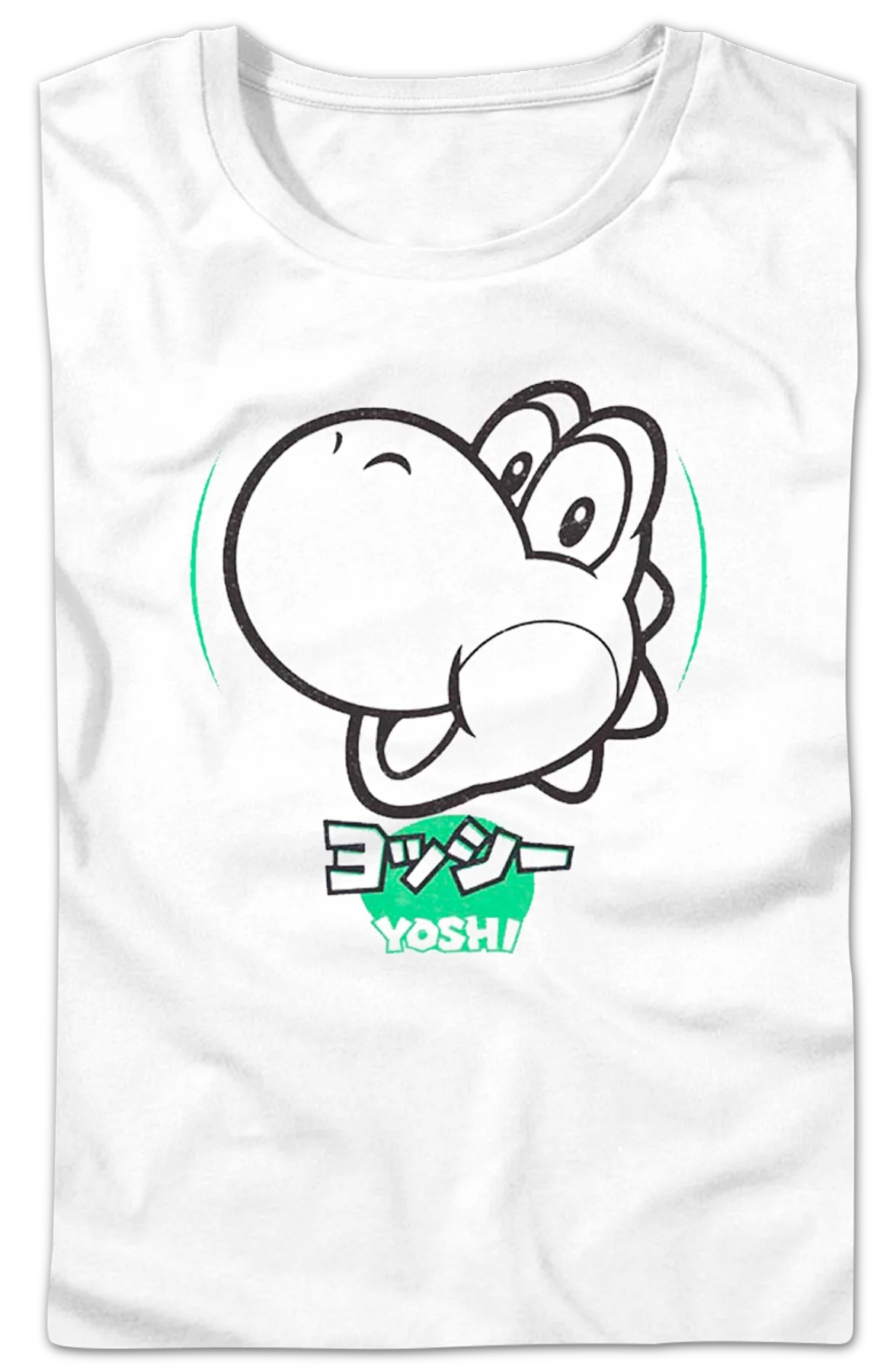 Womens apanese Yoshi Super Mario Bros. Nintendo Shirt - Image 2