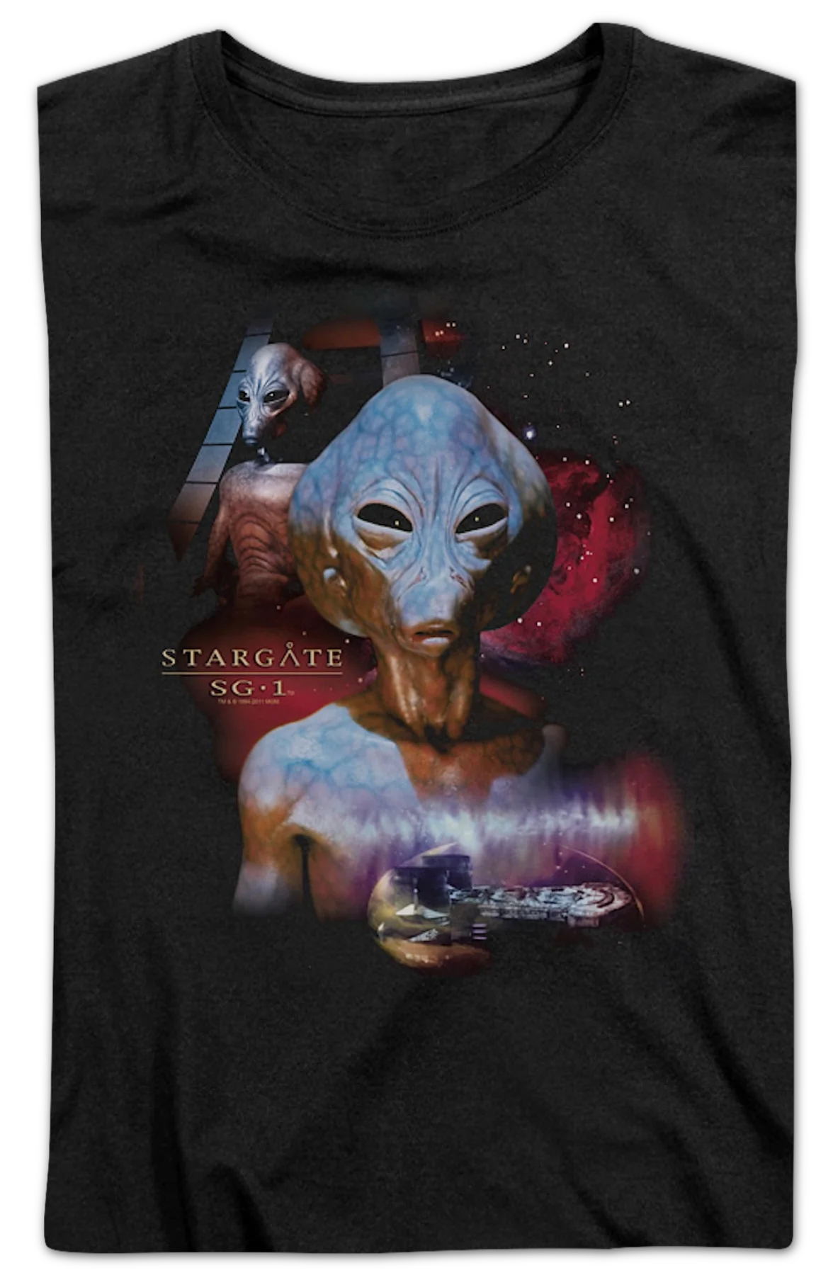 Womens Asgard Stargate SG-1 Shirt - Image 2
