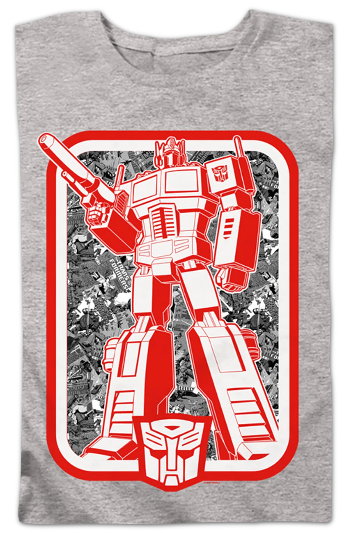 Womens Autobots Leader Optimus Prime Transformers Shirt - Image 2