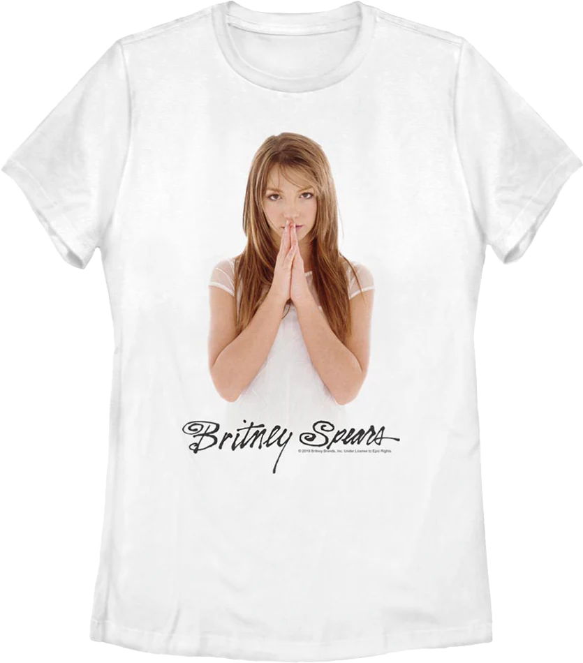 Womens Baby One More Time Photo Britney Spears Shirt