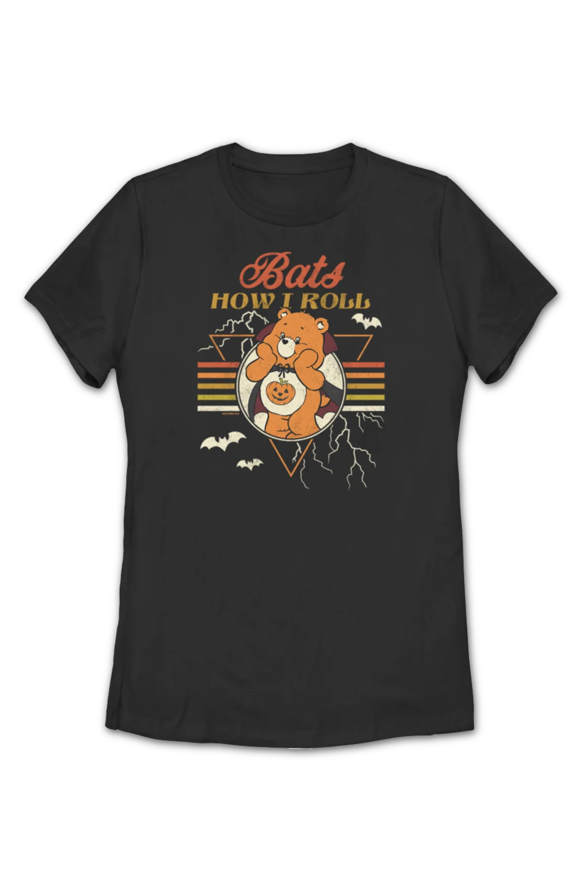 Womens Bats How I Roll Care Bears Shirt - Image 2