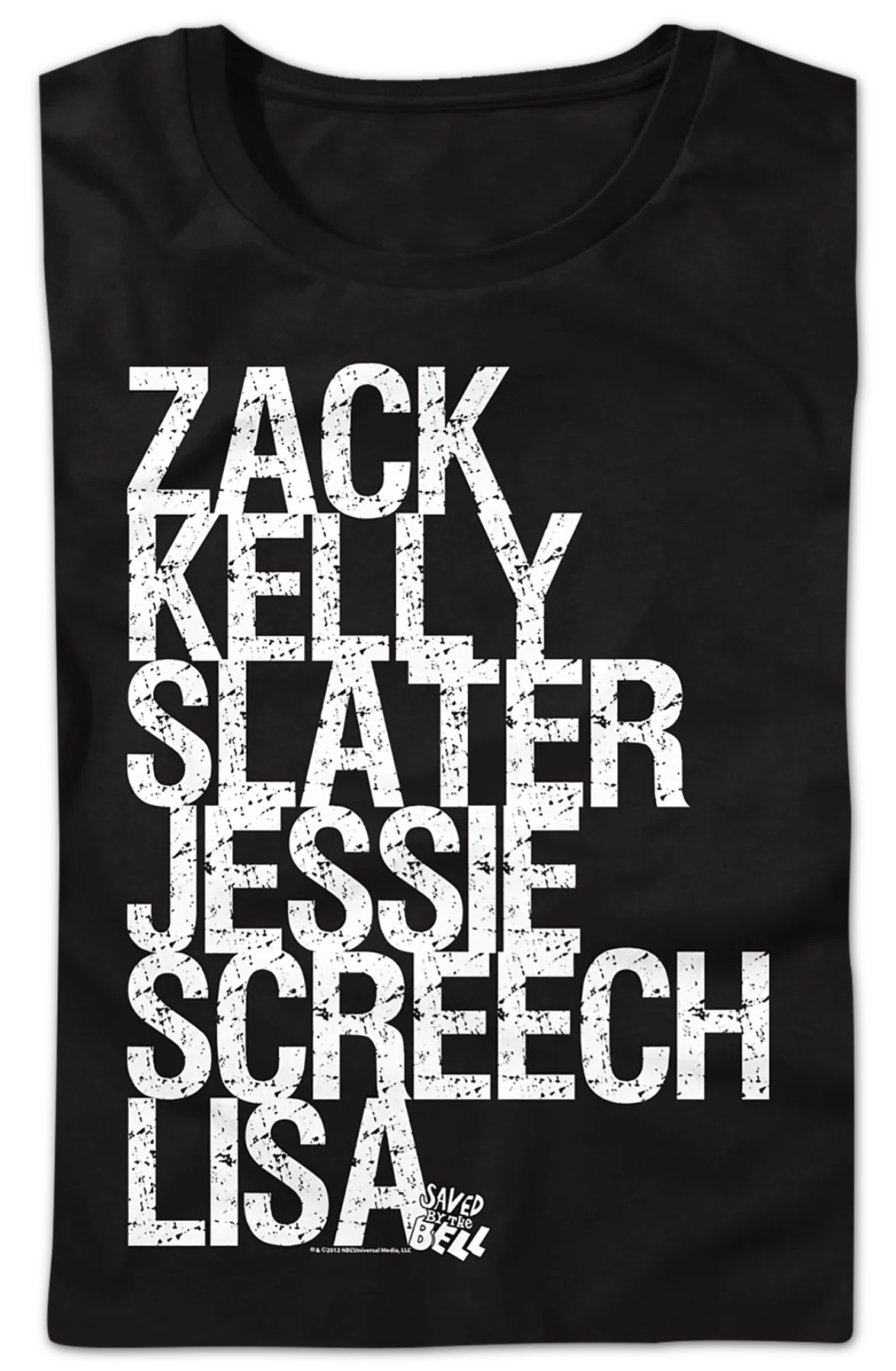 Womens Bayside Students Names Saved By The Bell Shirt - Image 2
