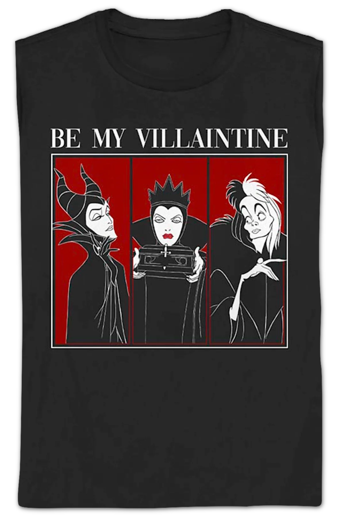 Womens Be My Villaintine Disney Shirt - Image 2