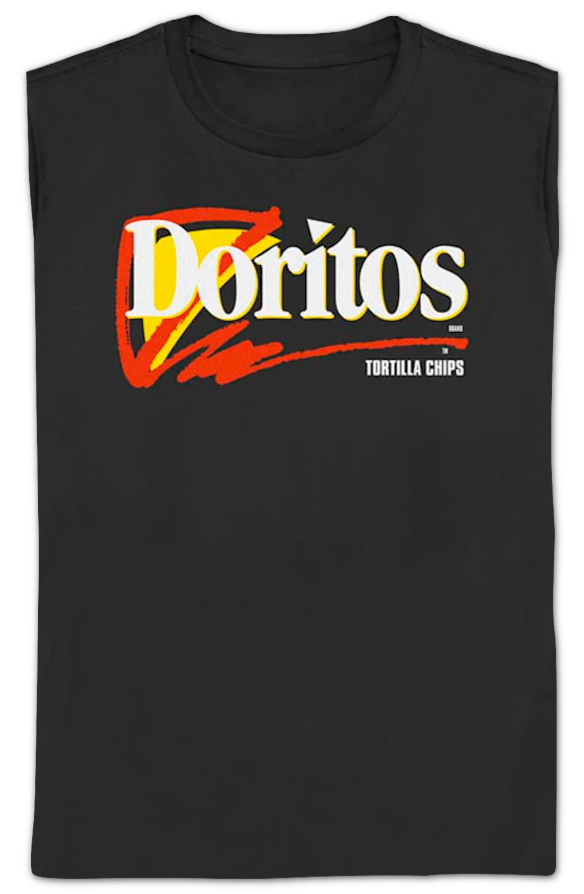 Womens Black 90s Logo Doritos Shirt - Image 2