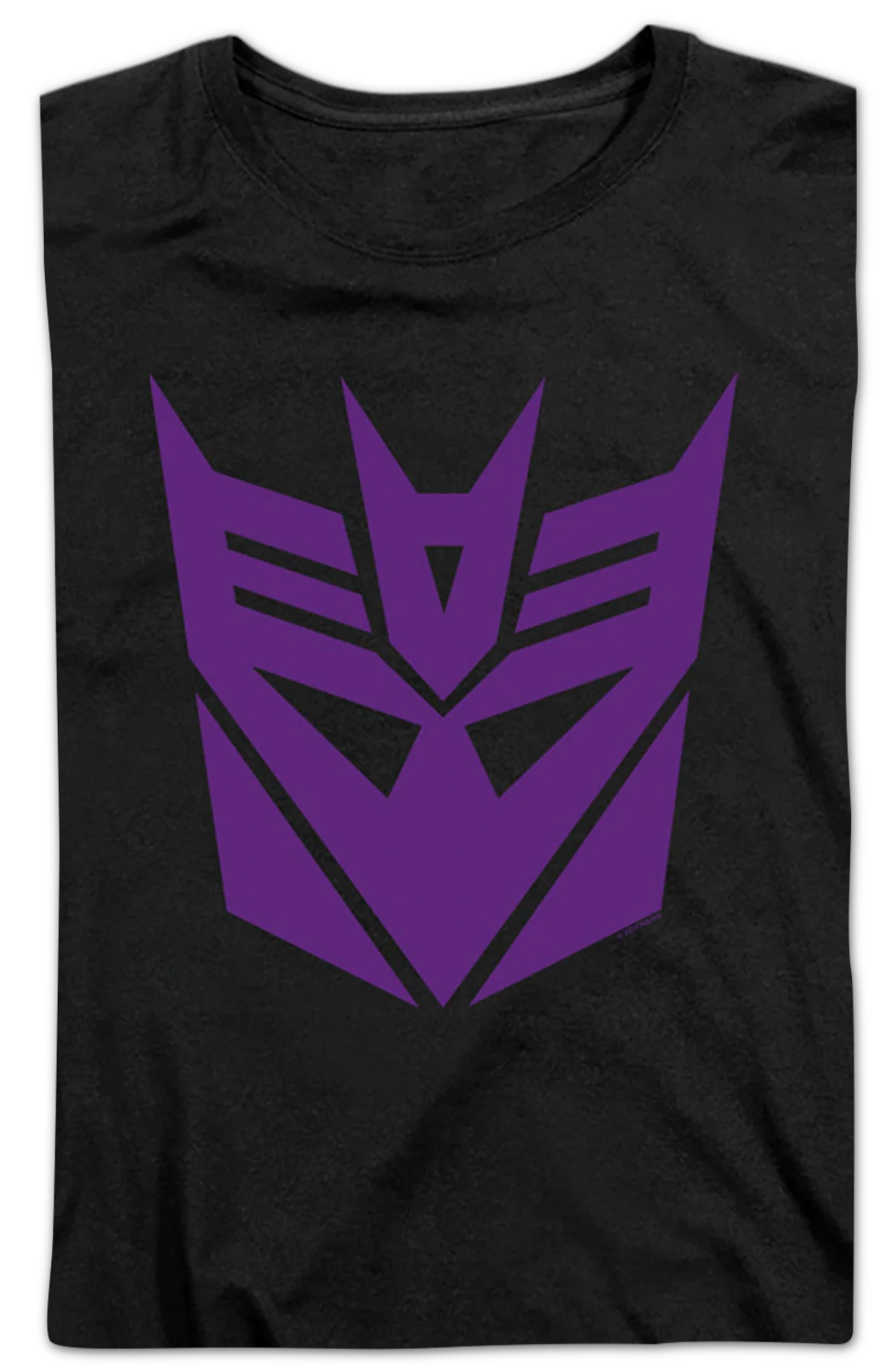 Womens Black Decepticon Logo Transformers Shirt - Image 2