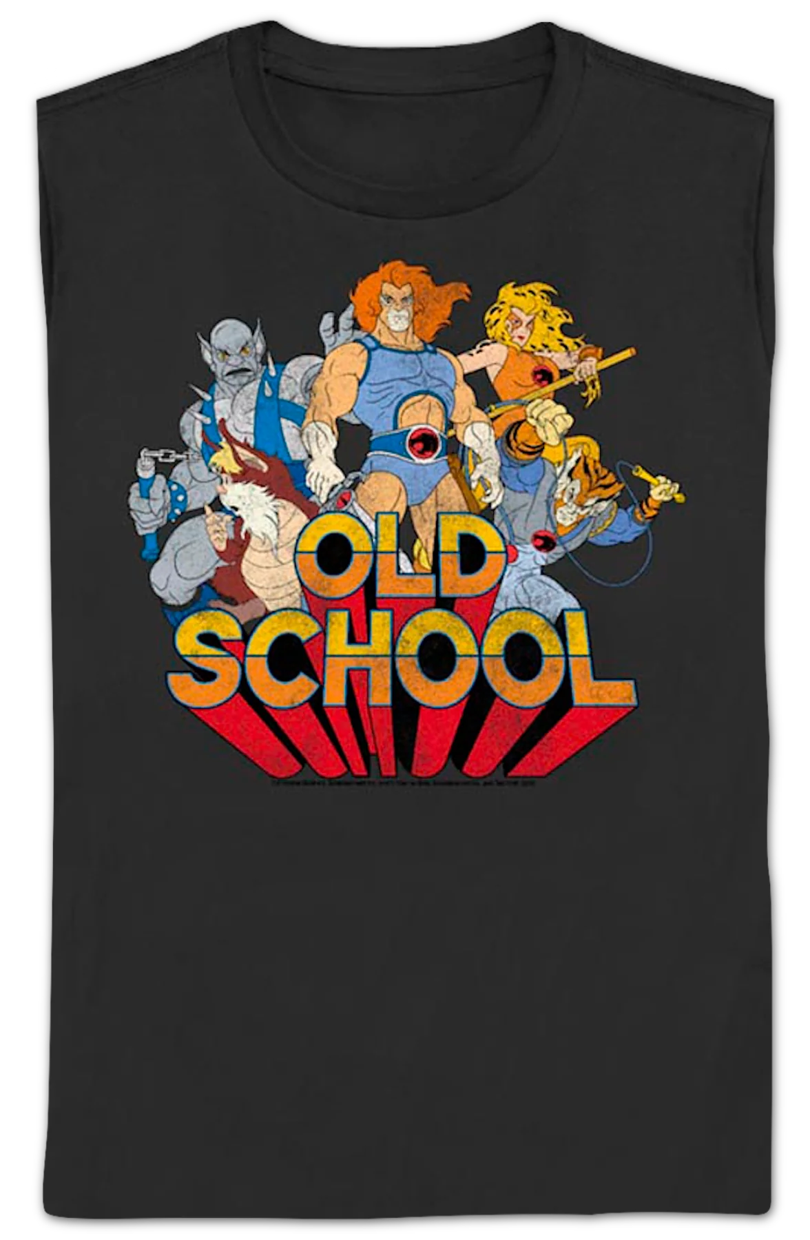Womens Black Old School ThunderCats Shirt - Image 2