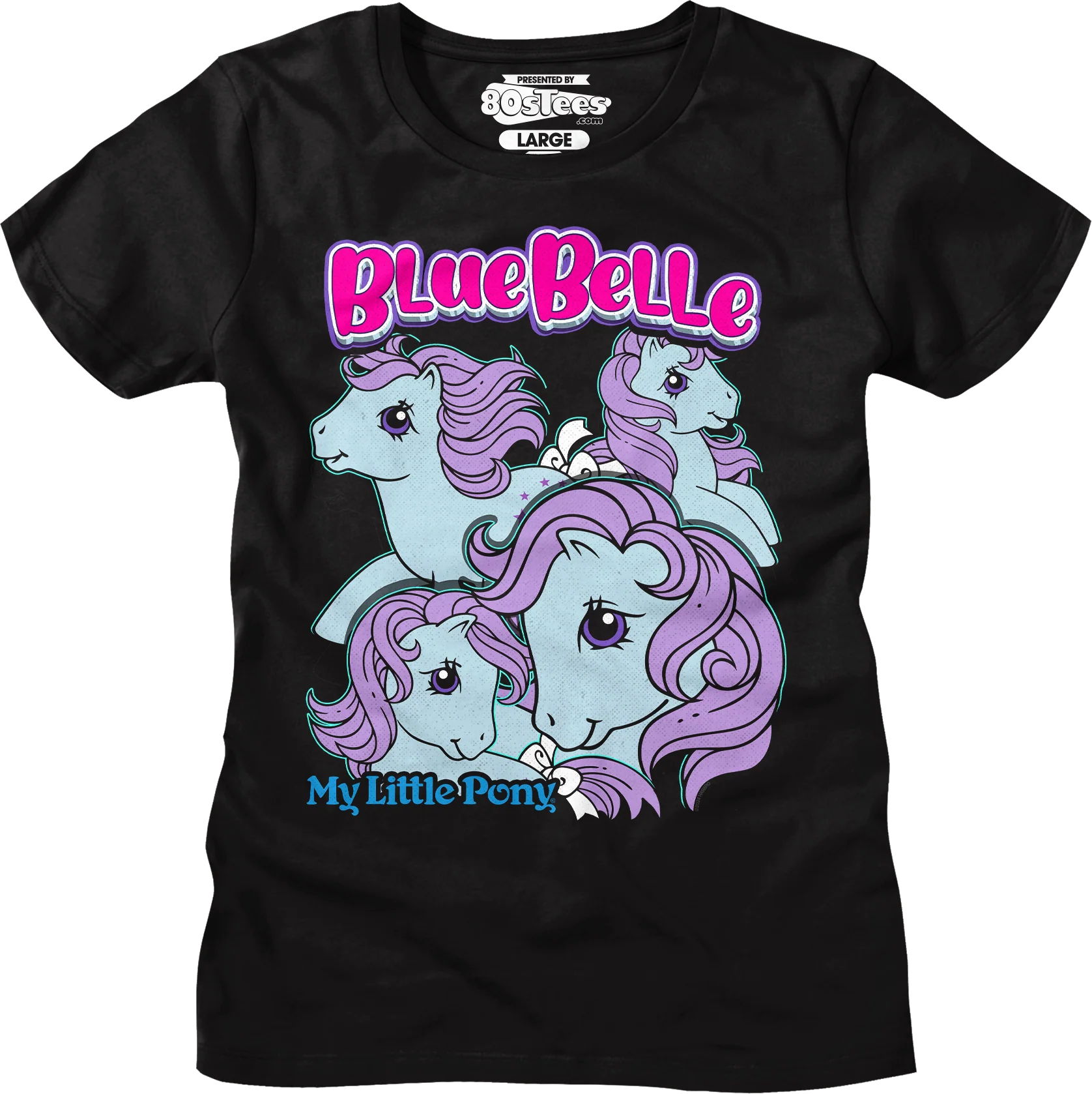 Womens Blue Belle Collage My Little Pony Shirt