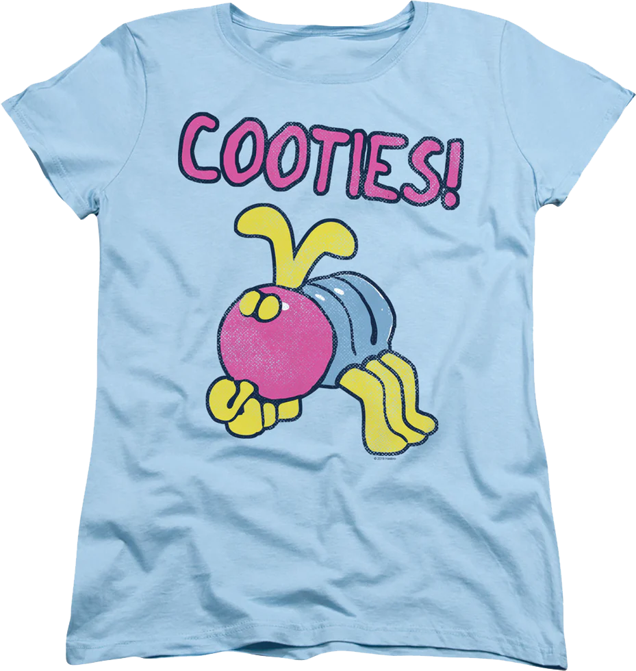 Womens Blue Cooties Shirt