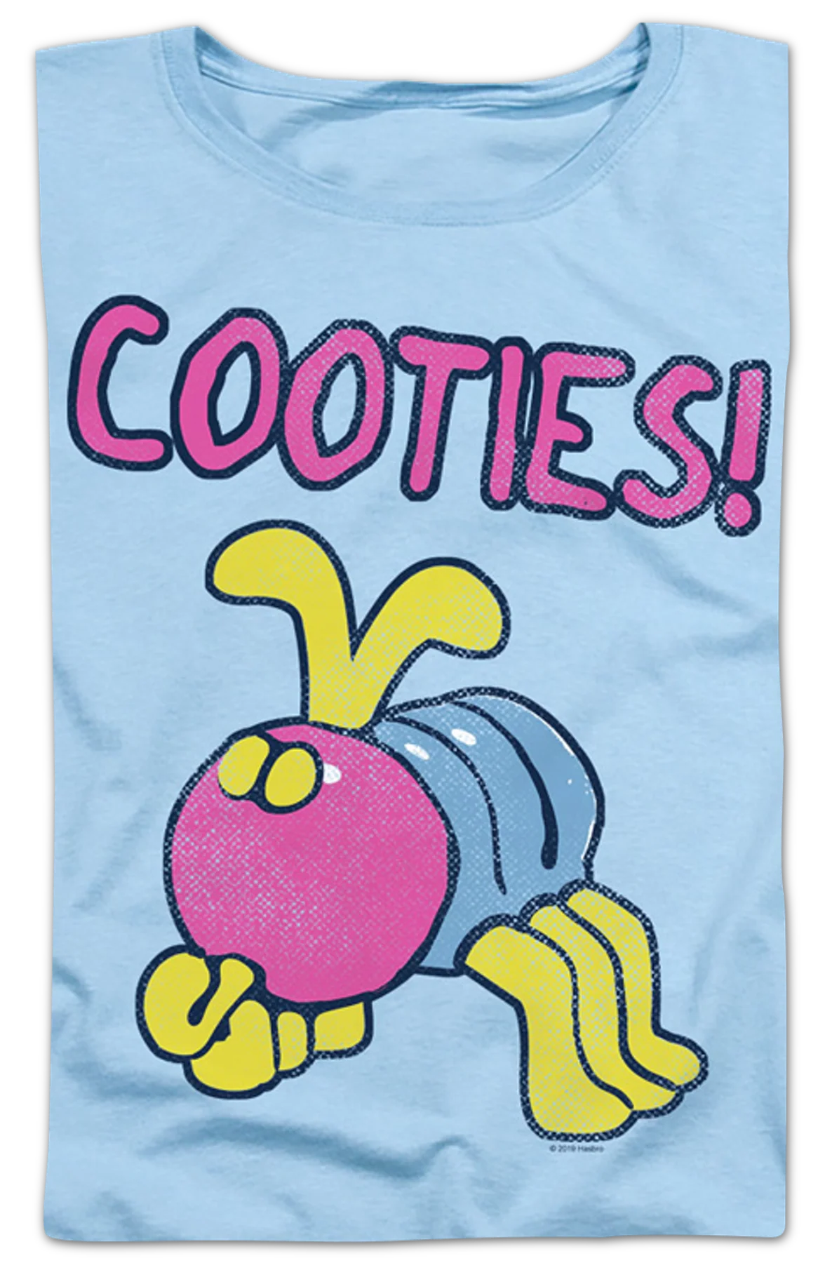 Womens Blue Cooties Shirt - Image 2