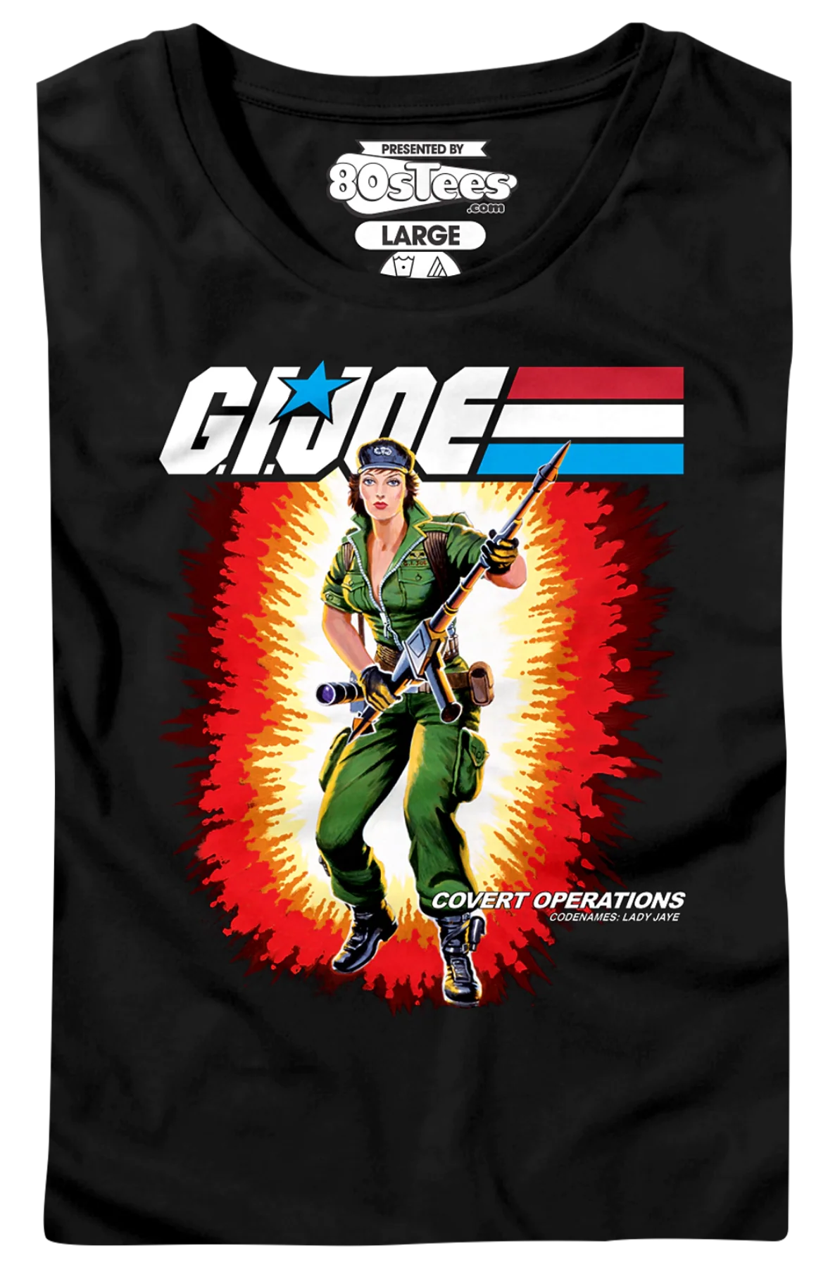 Womens Box Art Lady Jaye GI Joe Shirt - Image 2