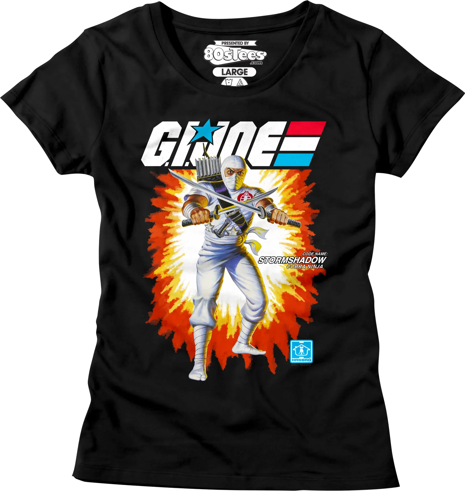 Womens Box Art Storm Shadow GI Joe Shirt