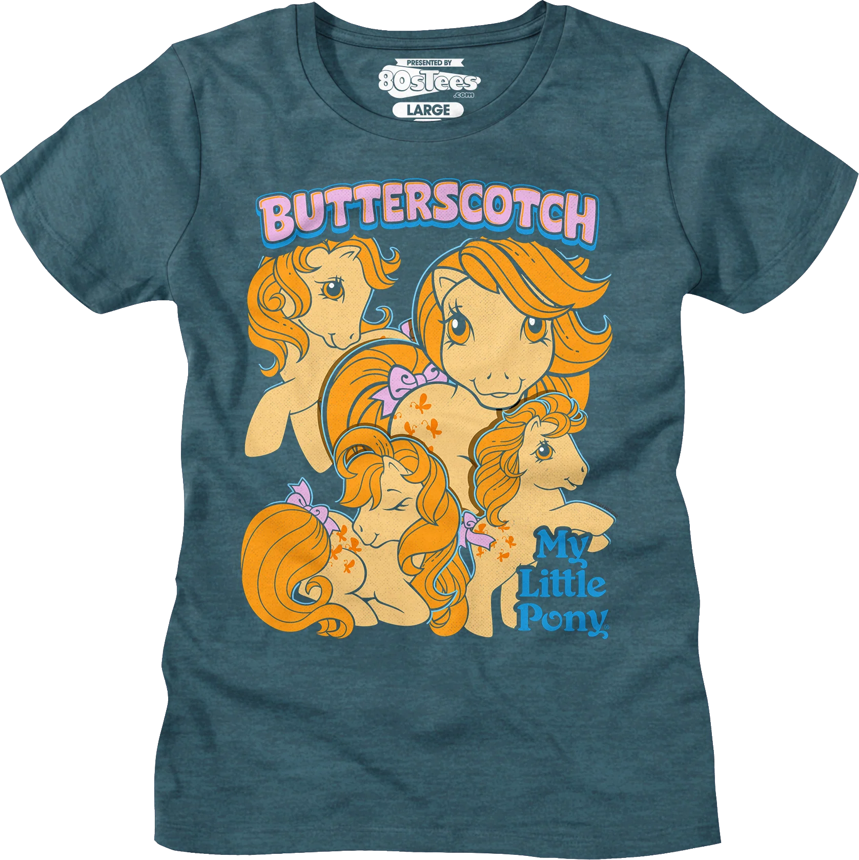 Womens Butterscotch Collage My Little Pony Shirt - Image 4