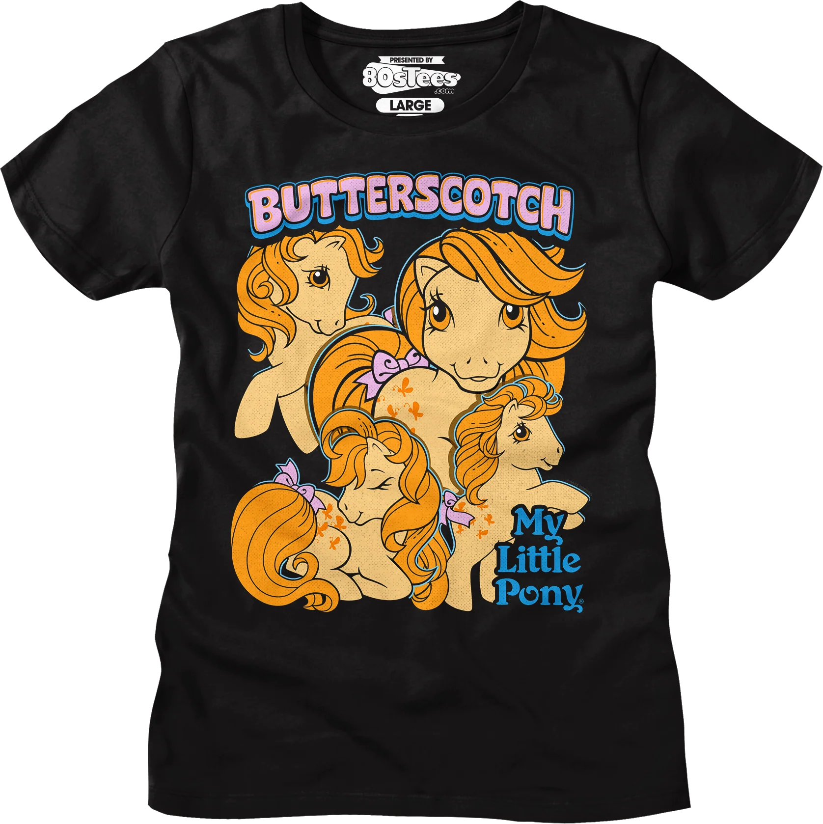 Womens Butterscotch Collage My Little Pony Shirt - Image 5