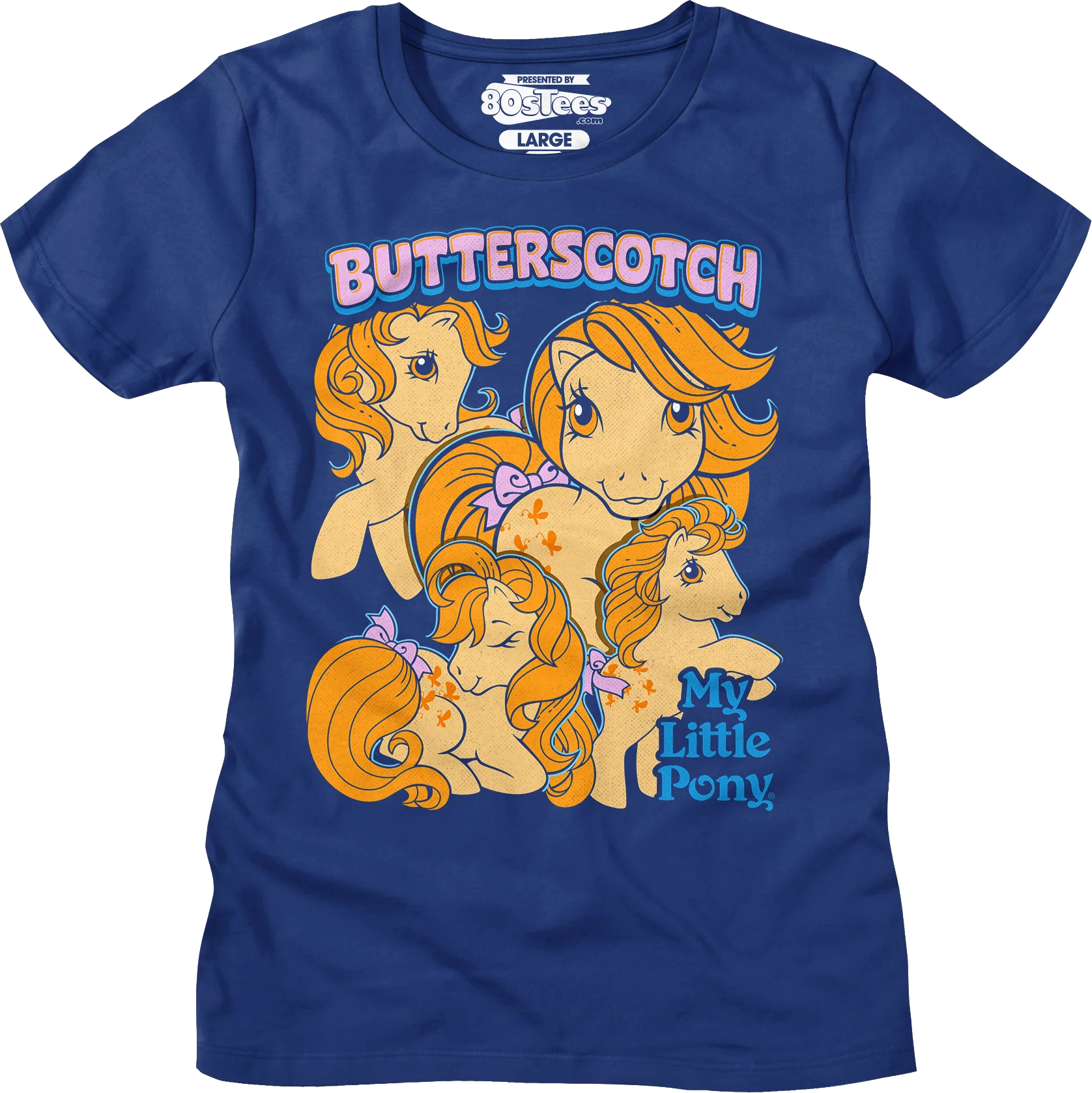 Womens Butterscotch Collage My Little Pony Shirt - Image 6