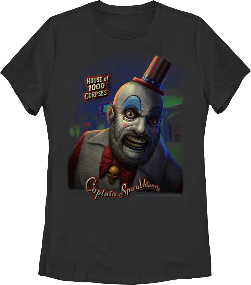 Womens Captain Spaulding House Of 1000 Corpses Shirt