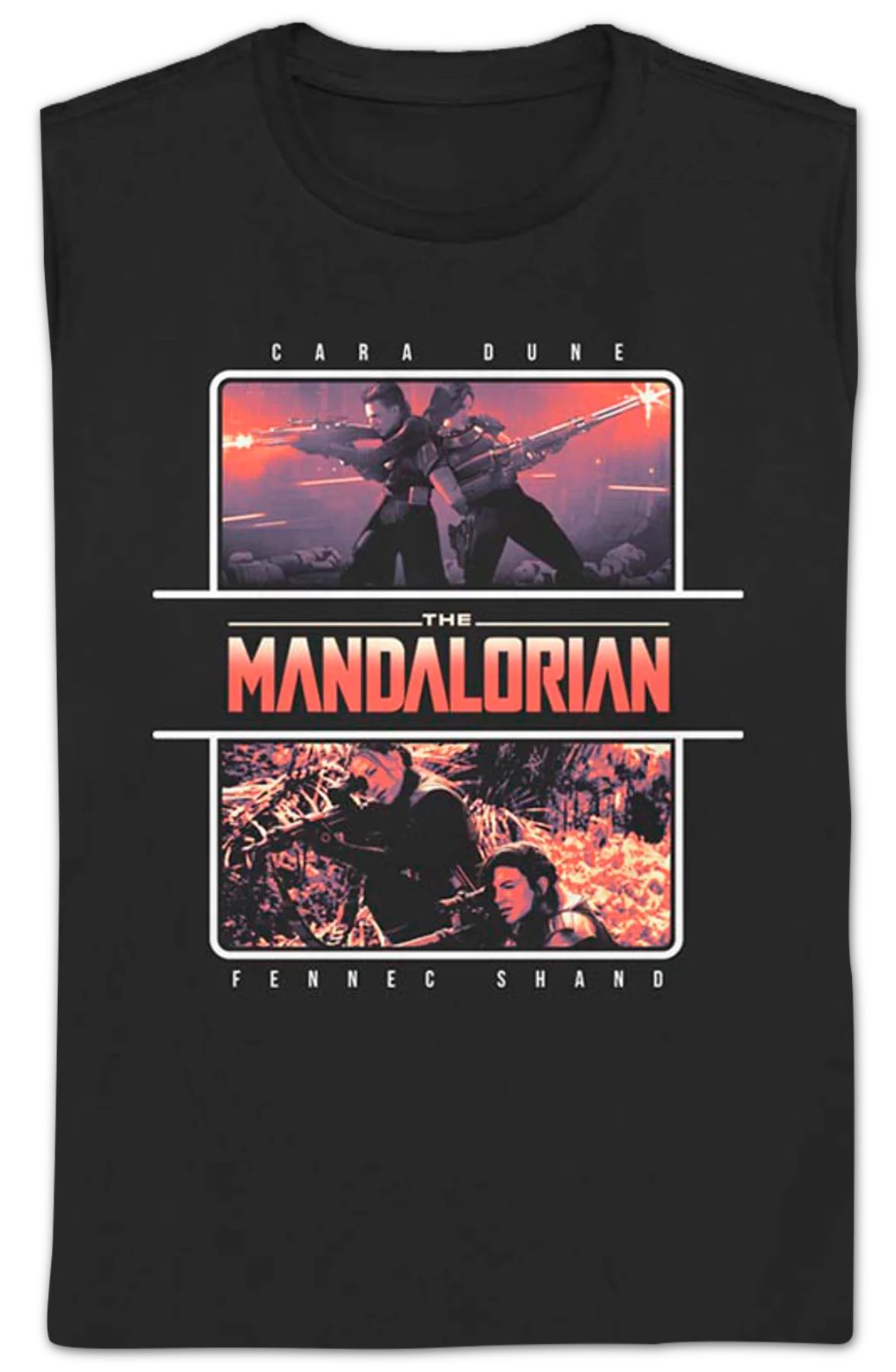 Womens Cara Dune And Fennec Shand The Mandalorian Star Wars Shirt - Image 2
