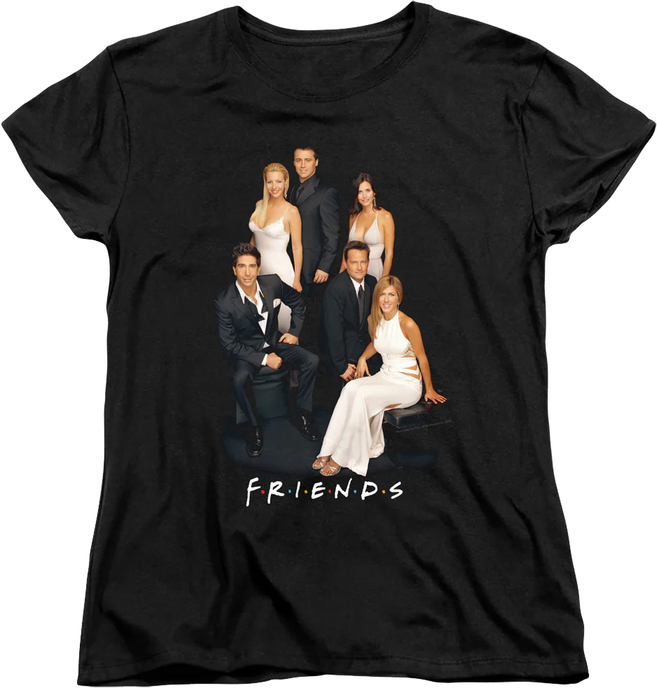Womens Cast Portrait Friends Shirt