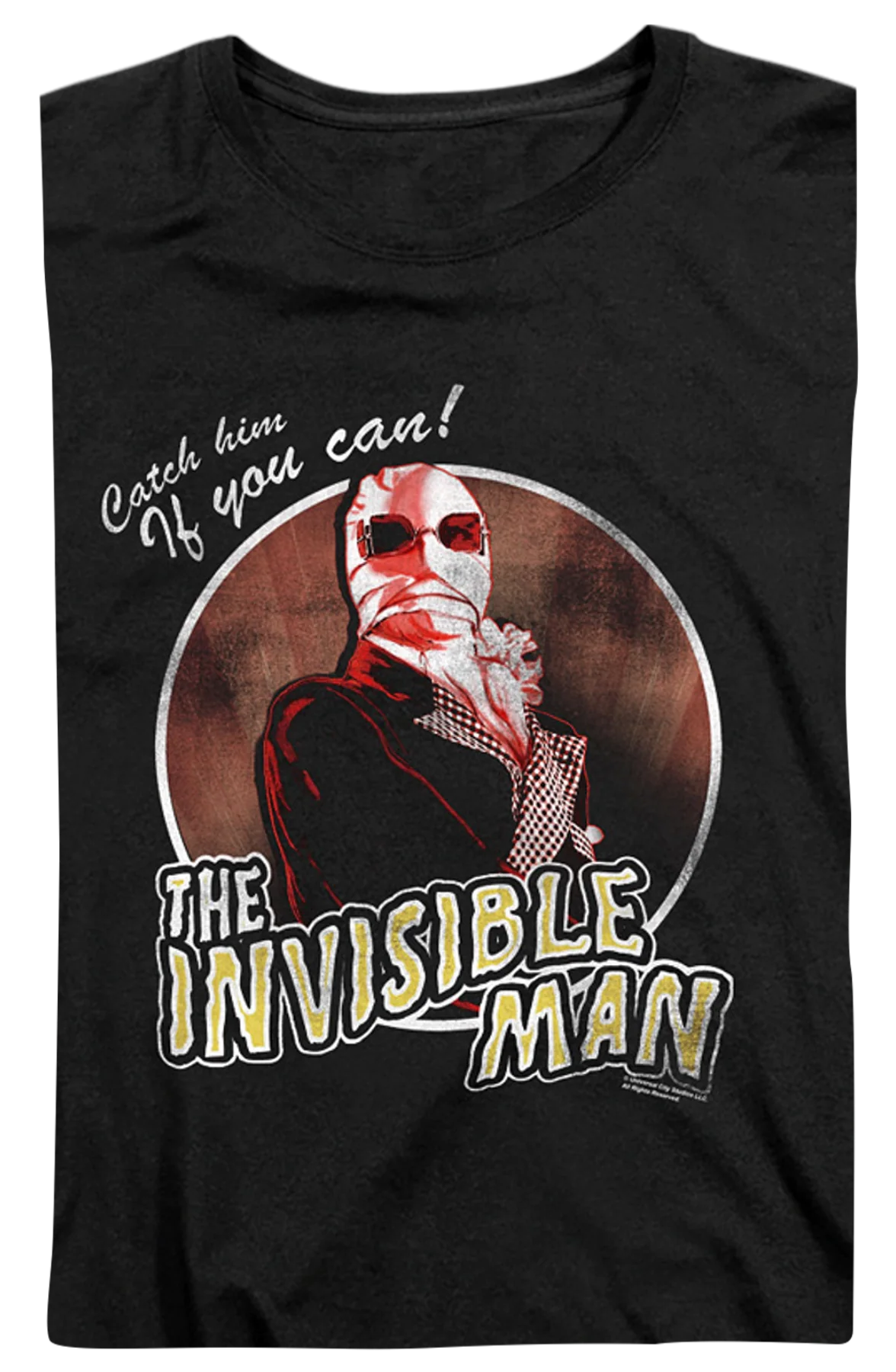 Womens Catch Him If You Can Invisible Man Shirt - Image 2