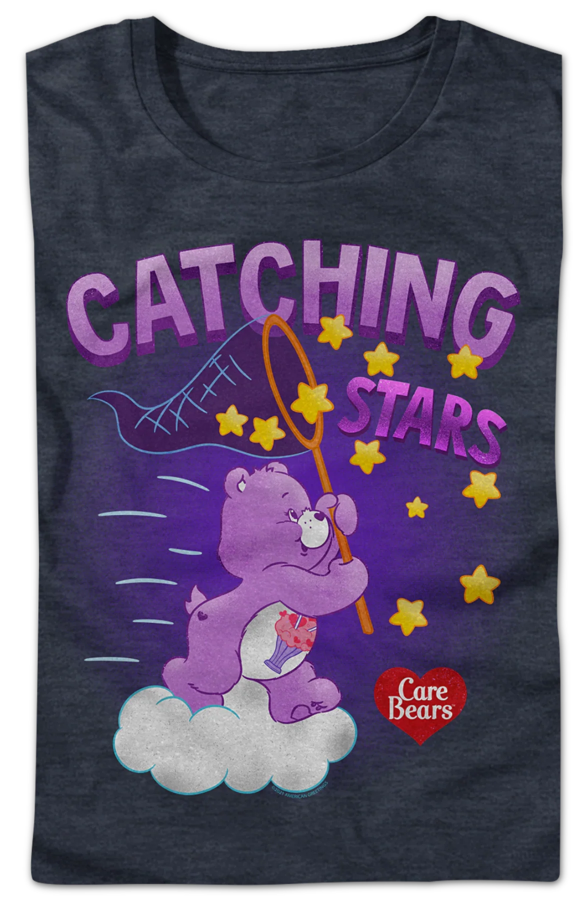 Womens Catching Stars Care Bears Shirt - Image 2