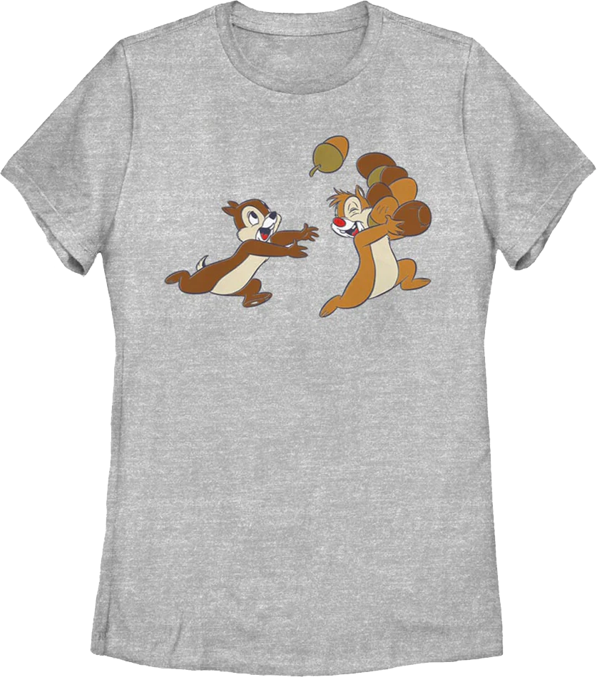 Womens Catching Up Chip 'n Dale Rescue Rangers Shirt
