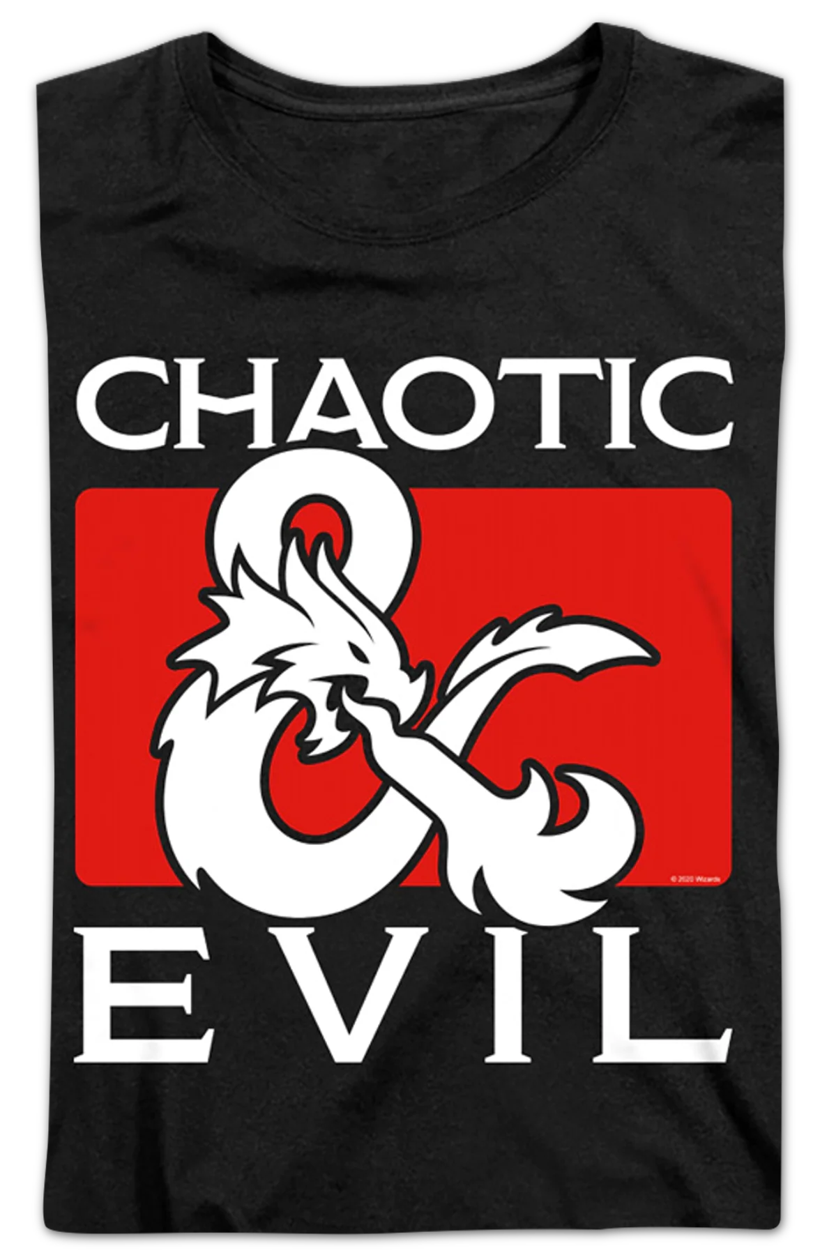 Womens Chaotic Evil Dungeons & Dragons Shirt - Image 2