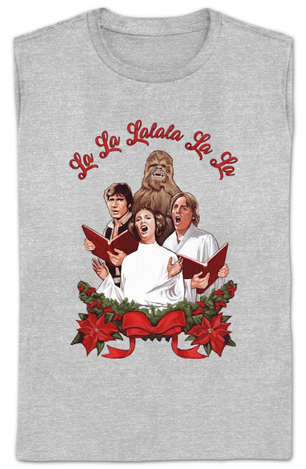 Womens Christmas Carolers Star Wars Shirt - Image 3