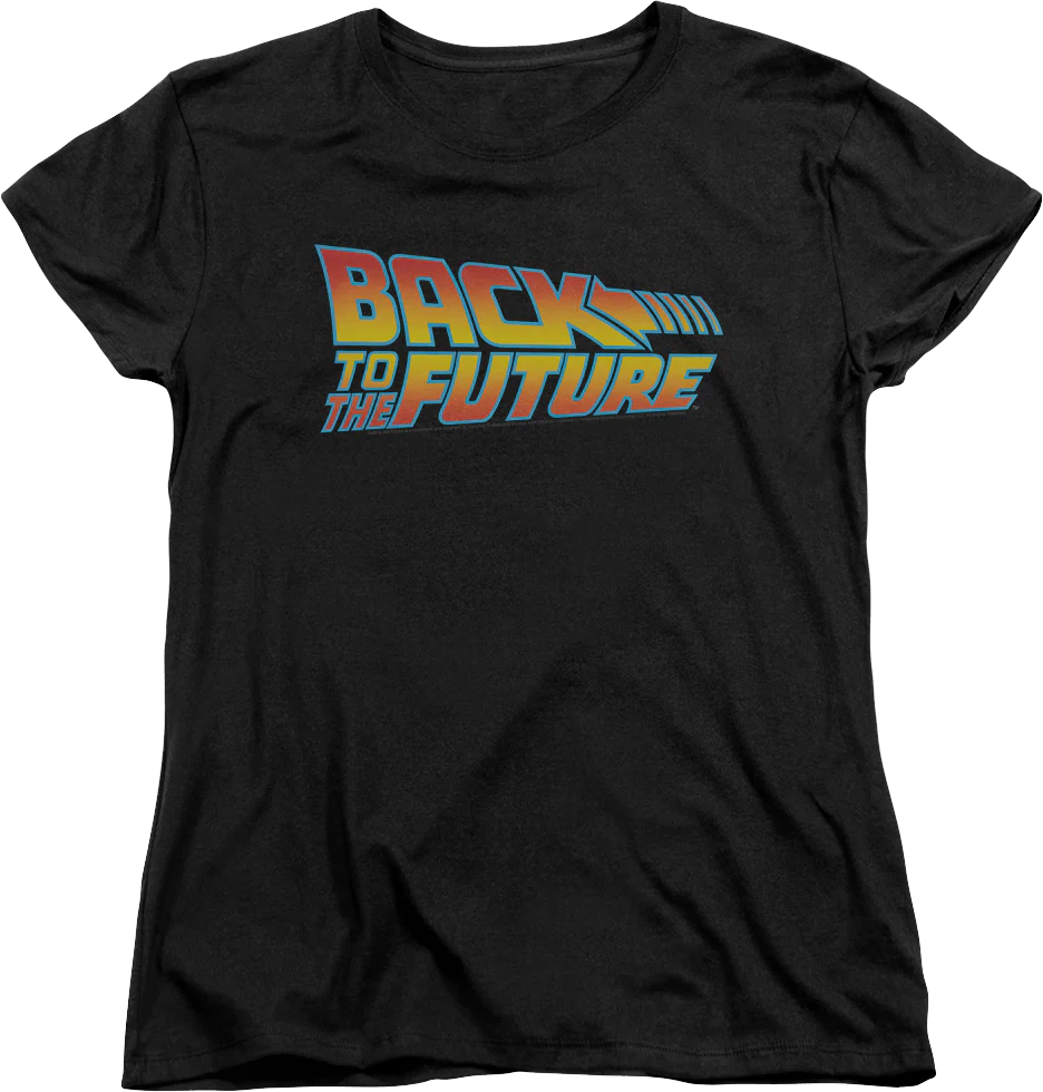 Womens Classic Logo Back To The Future Shirt