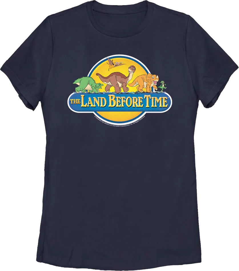 Womens Classic Logo Land Before Time Shirt